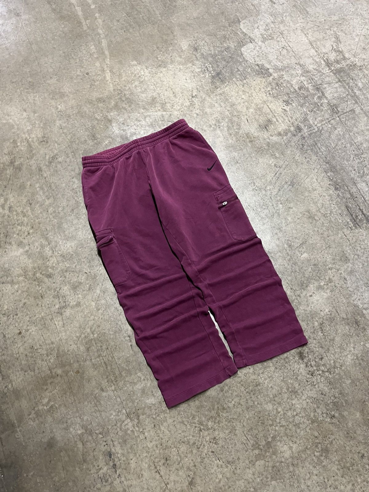 Nike × Vintage Nike baggy fit y2k wide leg sweatpants hype rare streetwear Size US 38 / EU 54 - 3 Thumbnail