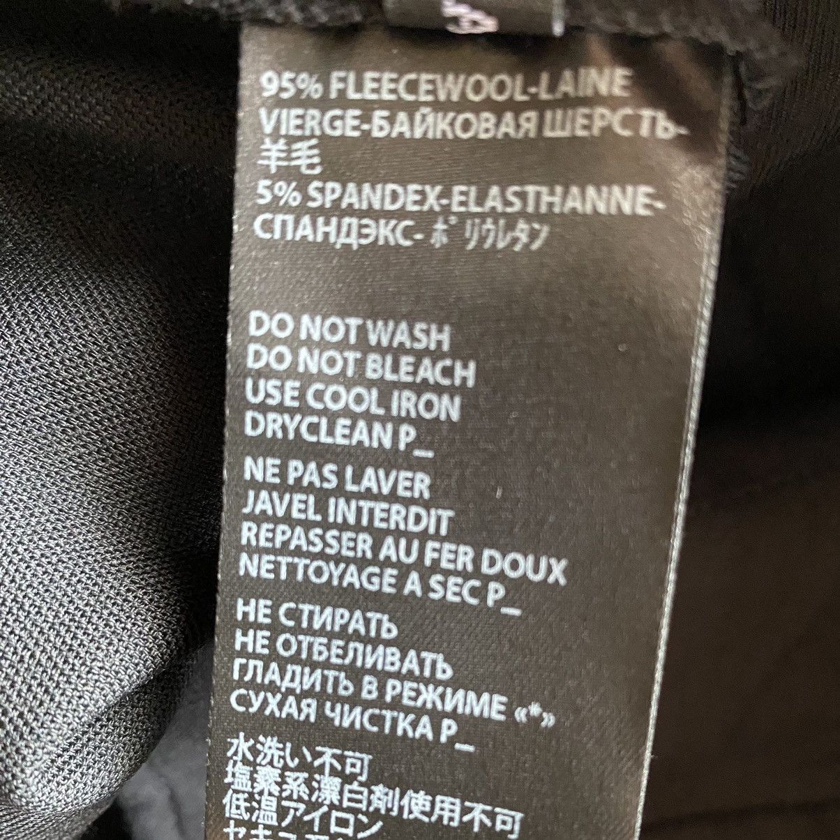 Haider Ackermann FleeceWool Stretch Drop Crotch Cropped Pants Size US 34 / EU 50 - 6 Thumbnail