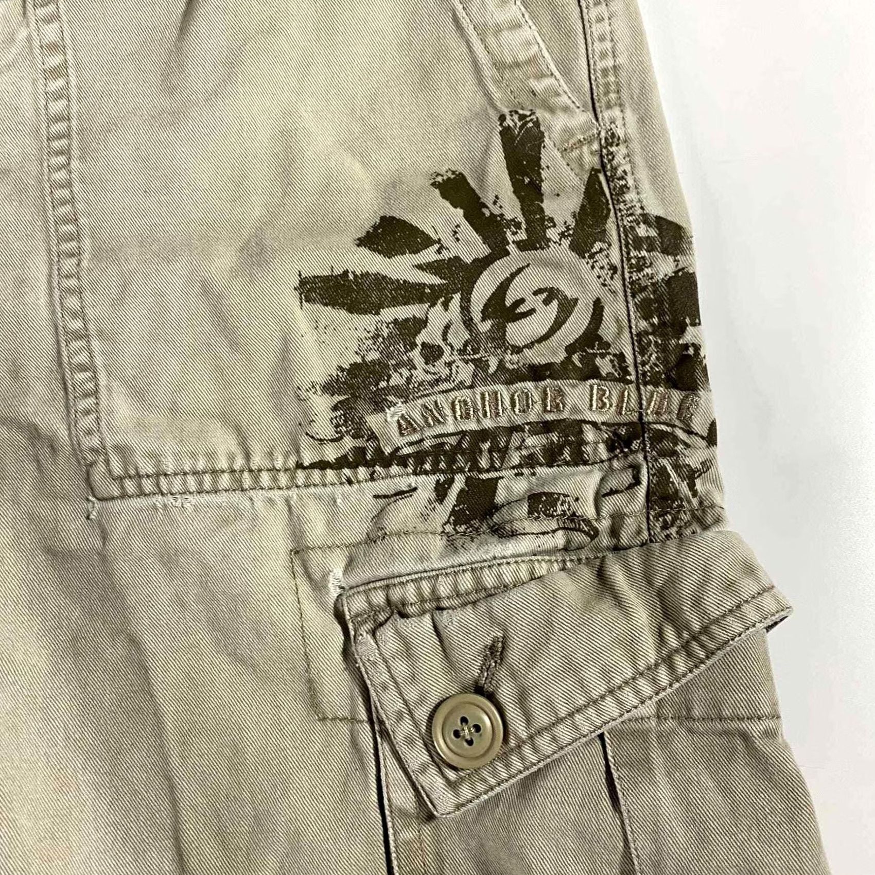 Anchor Blue Anchor Blue Cargo Shorts Men's 30 y2k Size US 30 / EU 46 - 2 Thumbnail