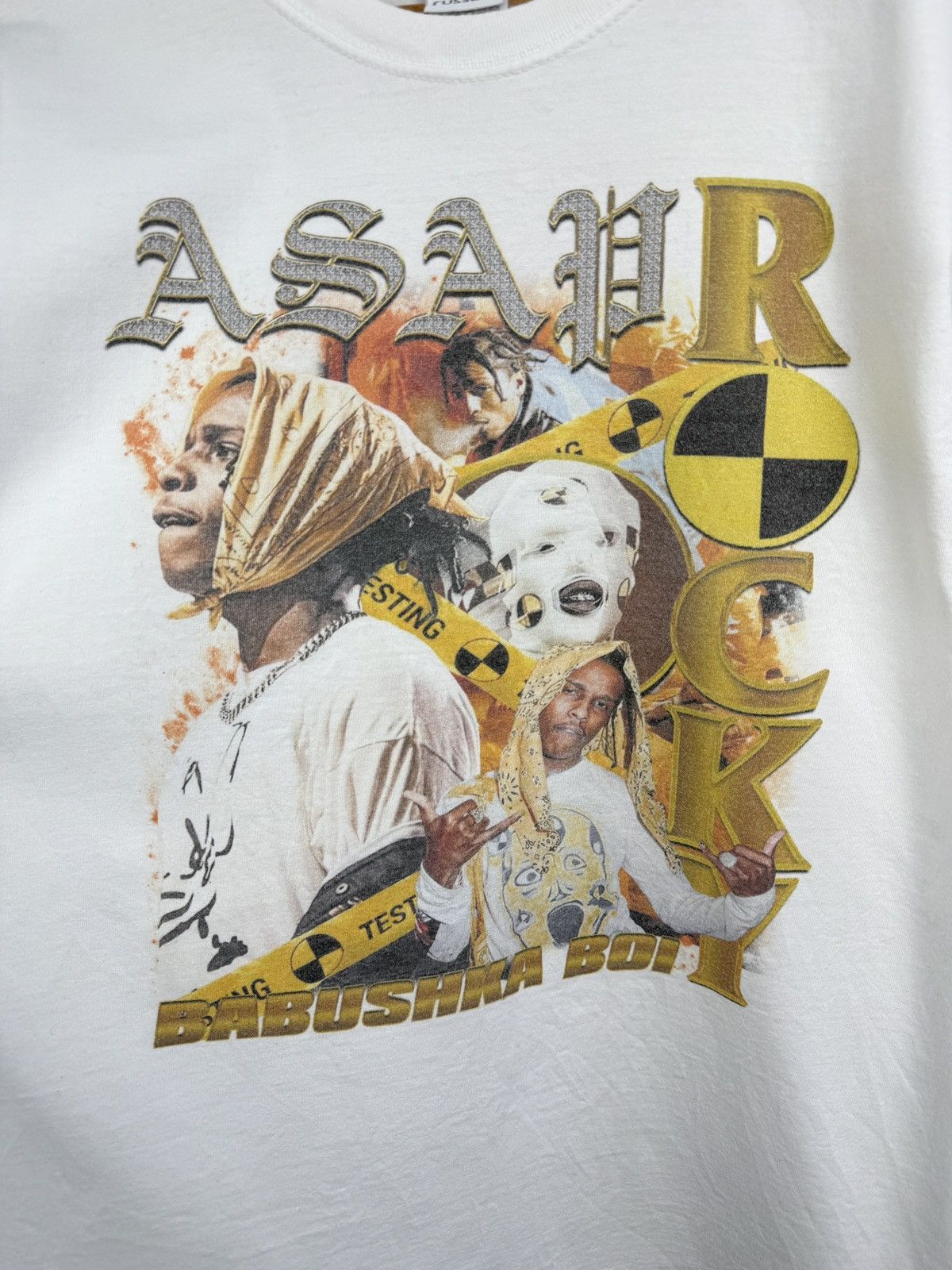 A$AP Rocky 🇺🇸 A$AP Rocky Babushka Boi T-Shirt Y2K Russel Athletic Rare Size US XL / EU 56 / 4 - 4 Thumbnail