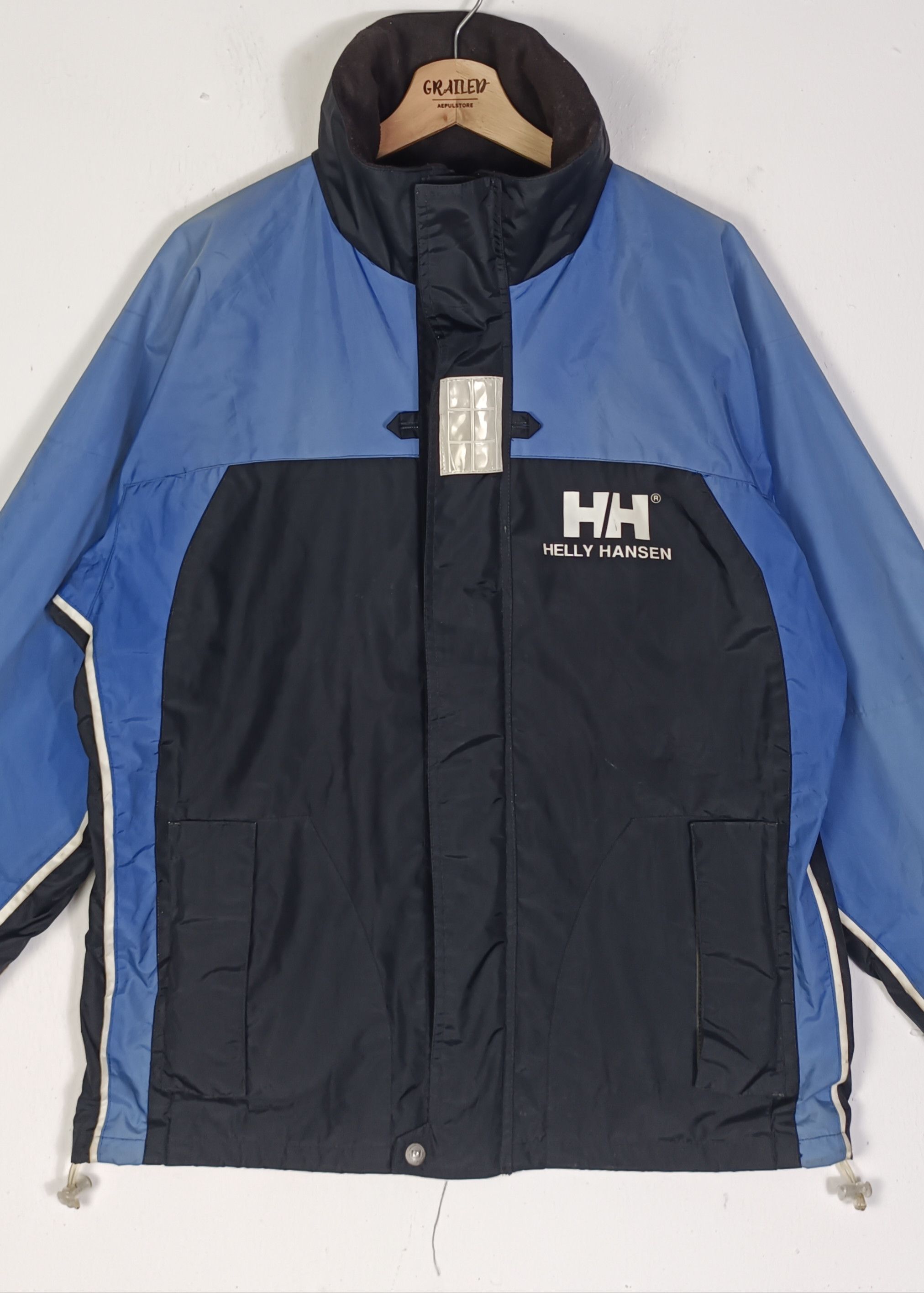 Helly Hansen × Japanese Brand Helly Hansen Waterproof Nylon Jacket Size US XL / EU 56 / 4 - 3 Thumbnail