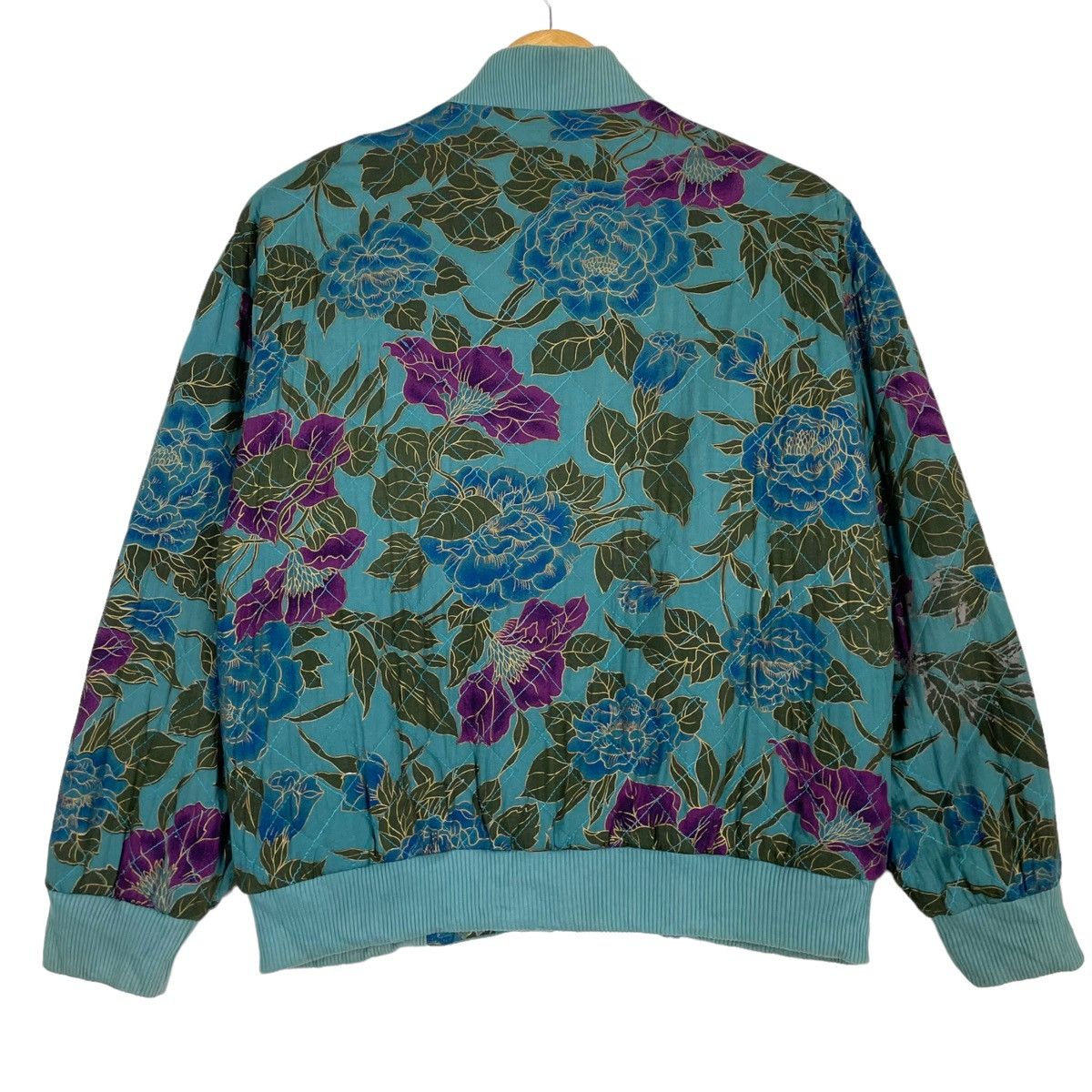 Japanese Brand × Otto × Vintage 💥80s OTTO FLORAL INSPIRED KAPITAL ZIPPER JACKET Size US M / EU 48-50 / 2 - 9 Thumbnail