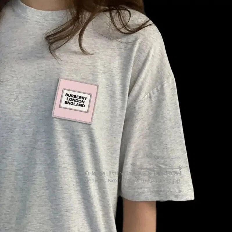 Burberry Burberry Summer Gray Cotton Short Sleeve Tee. Size XXS / US 00 / IT 34 - 3 Thumbnail