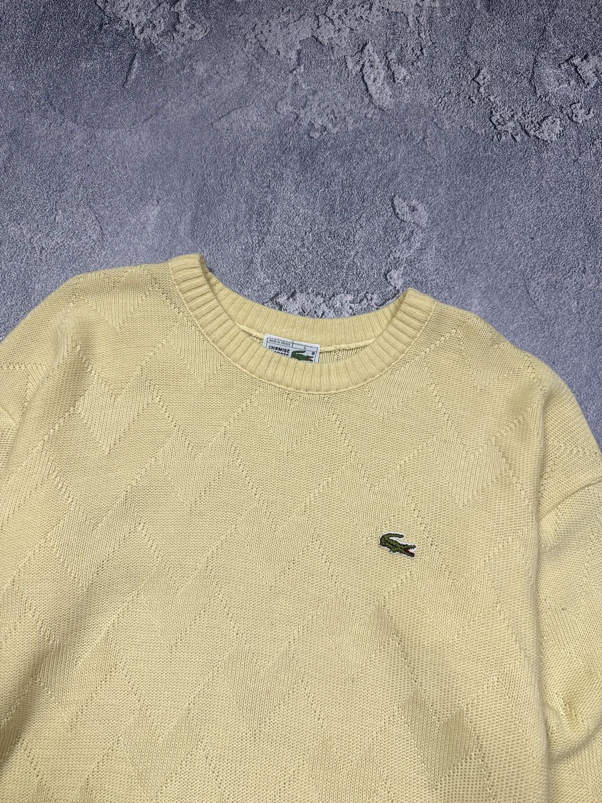 Lacoste Vintage sweater Lacoste chemise wool y2k Japan style Size US L / EU 52-54 / 3 - 2 Thumbnail