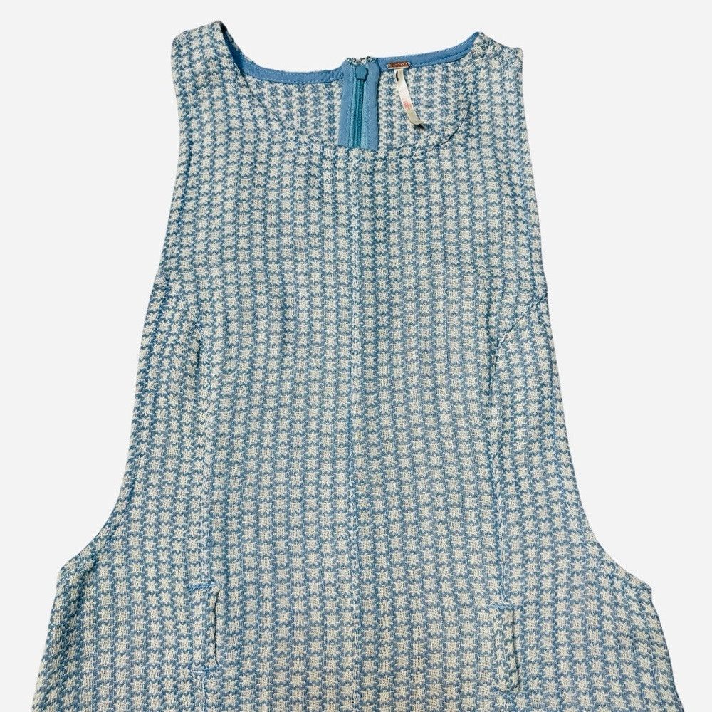 Free People New Free People Mod Mini Blue Playsuit Size 10 Size 32" / US 10 / IT 46 - 5 Thumbnail
