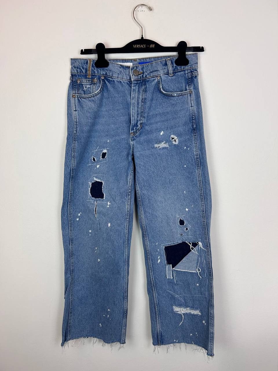 Ader Error × Zara Ader Error x Zara patchwork wide leg jeans