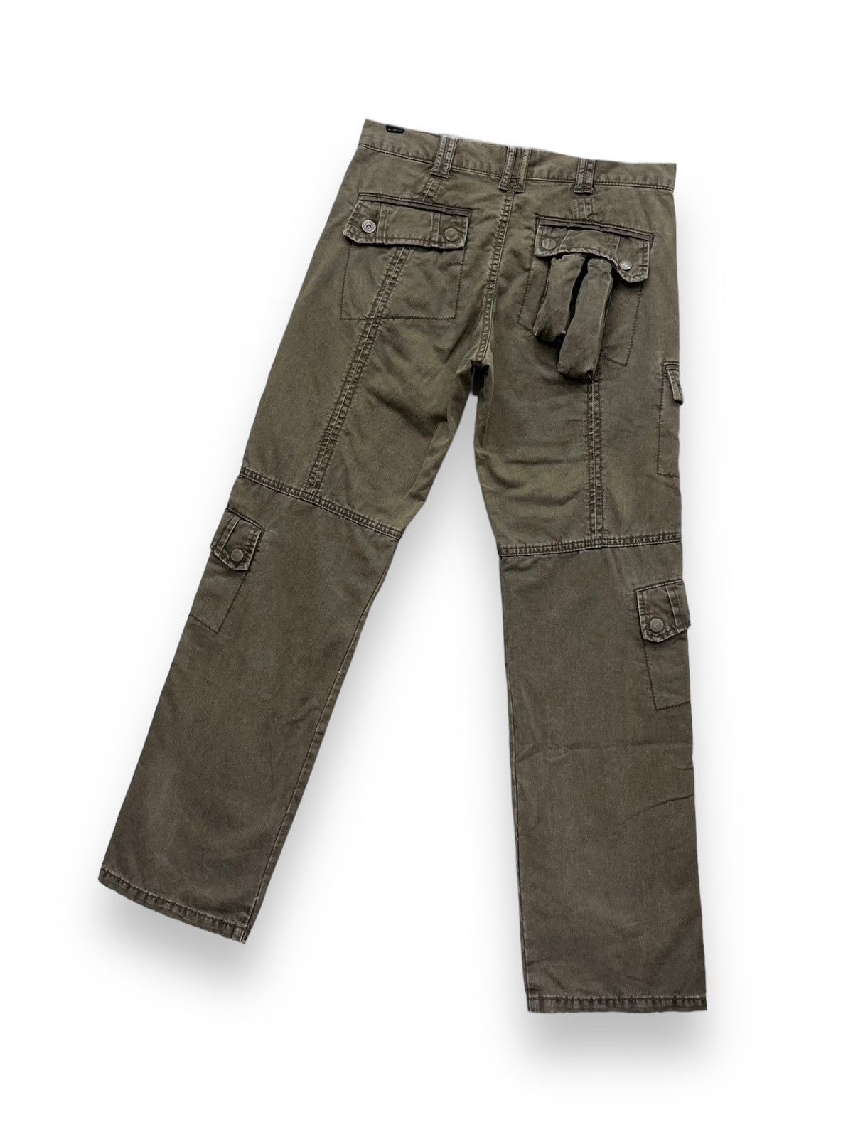 Designer 💥RARE🔥CELULLOID Designer Multipocket Tactical Cargo Pants Size US 29 - 6 Thumbnail