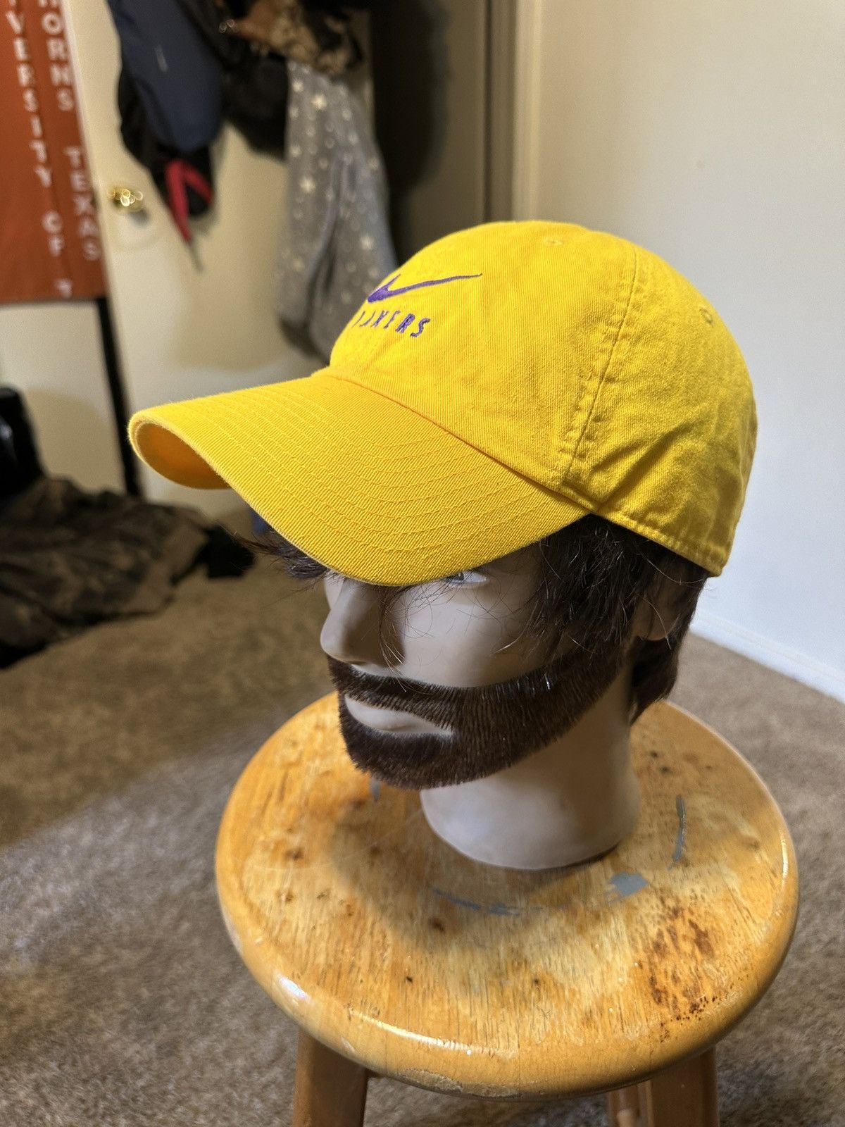 NBA Vintage NBA Nike Lakers “triple yellow” hat 00s Size ONE SIZE - 6 Thumbnail