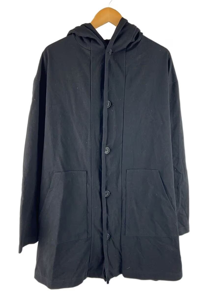 Yohji Yamamoto Hooded Cotton Coat Jacket Size US L / EU 52-54 / 3 - 1 Thumbnail