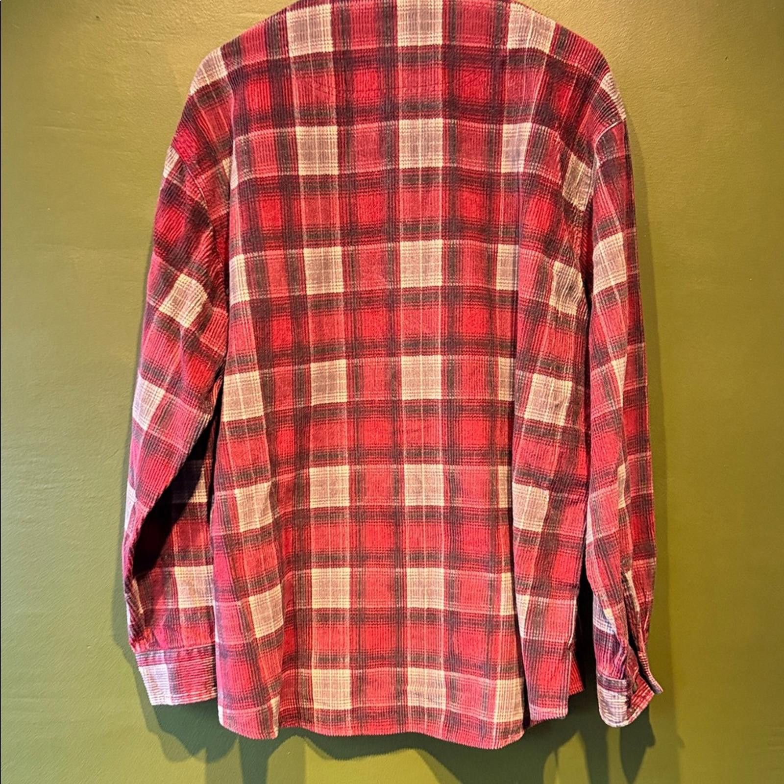 Pendleton Vintage Woolrich Corduroy Plaid Button Down Shirt Size US XL / EU 56 / 4 - 4 Thumbnail