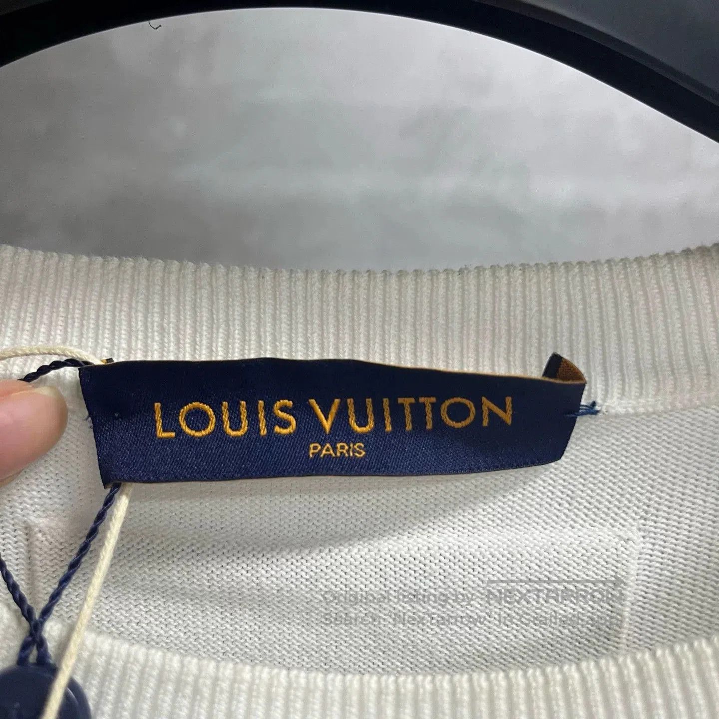 Louis Vuitton Louis Vuitton White Geometric Short Sleeve T. Size US XL / EU 56 / 4 - 2 Thumbnail