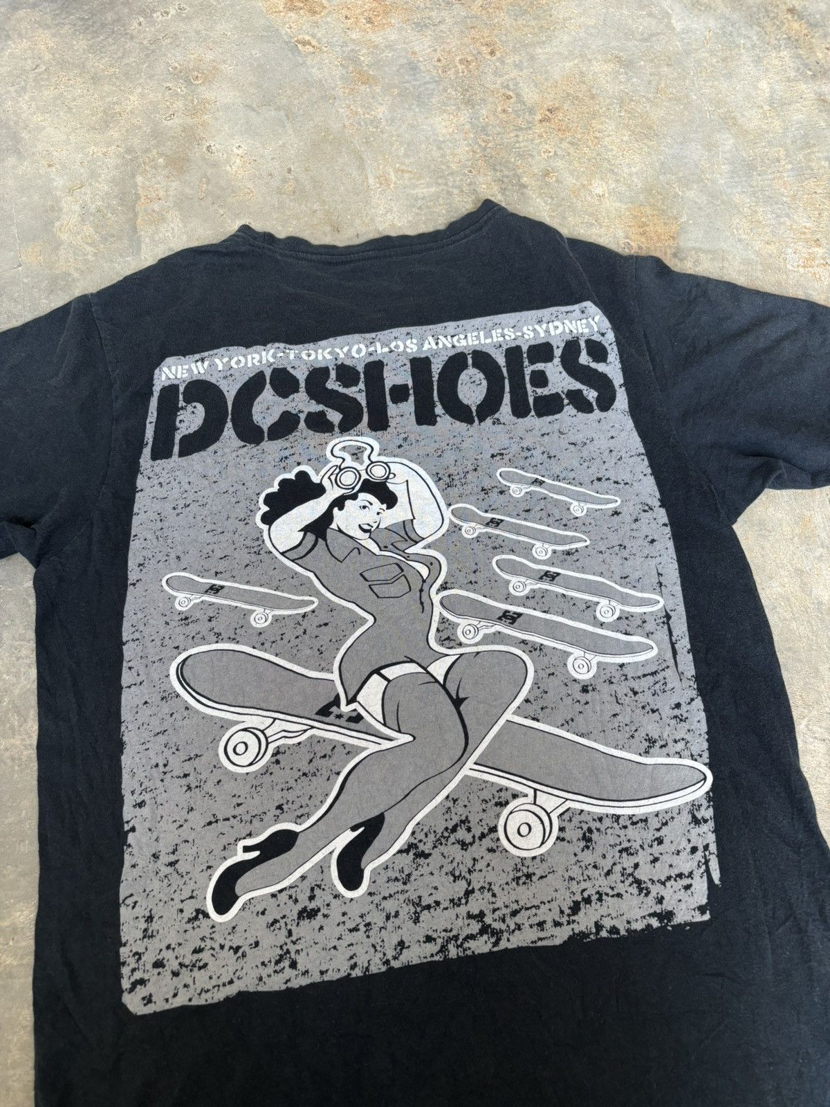 Hysteric Glamour × Japanese Brand Y2k Dcshoes Skatebord Tshirt Size US L / EU 52-54 / 3 - 6 Thumbnail
