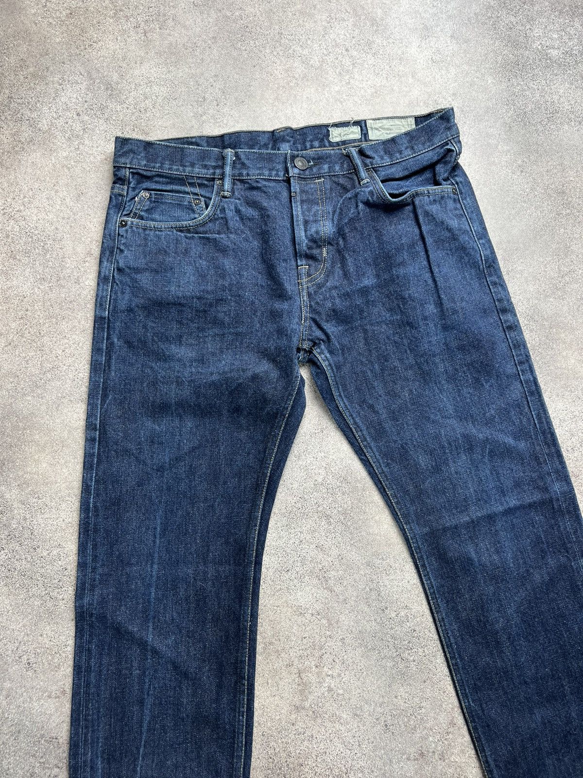 Allsaints × Blue Blue Japan × Japanese Brand AllSaints Iggy slim fit selvedge jeans Size US 34 / EU 50 - 4 Thumbnail
