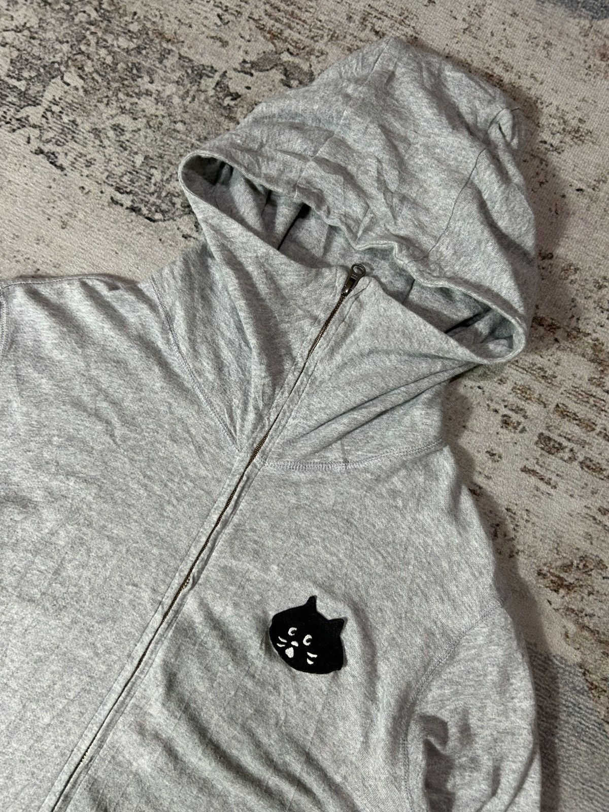 Ne-Net 90s Ne-Net Issey Miyake Cat Logo Zipper Hoodies Size US L / EU 52-54 / 3 - 3 Thumbnail