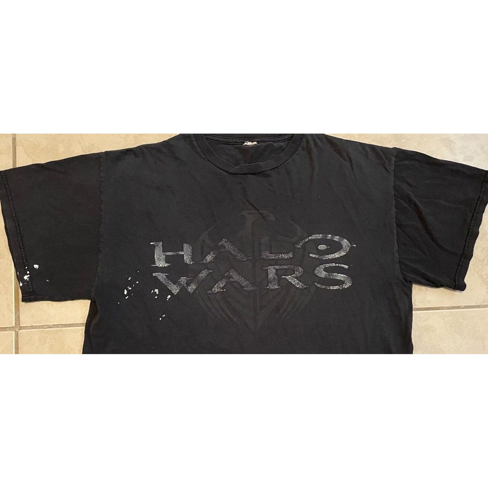Halo VINTAGE Halo Wars Faded Distress Promo Shirt S Video Game Xbox 360 Grunge 90s Y2k Shirt Mens Black HP Size US S / EU 44-46 / 1 - 6 Thumbnail
