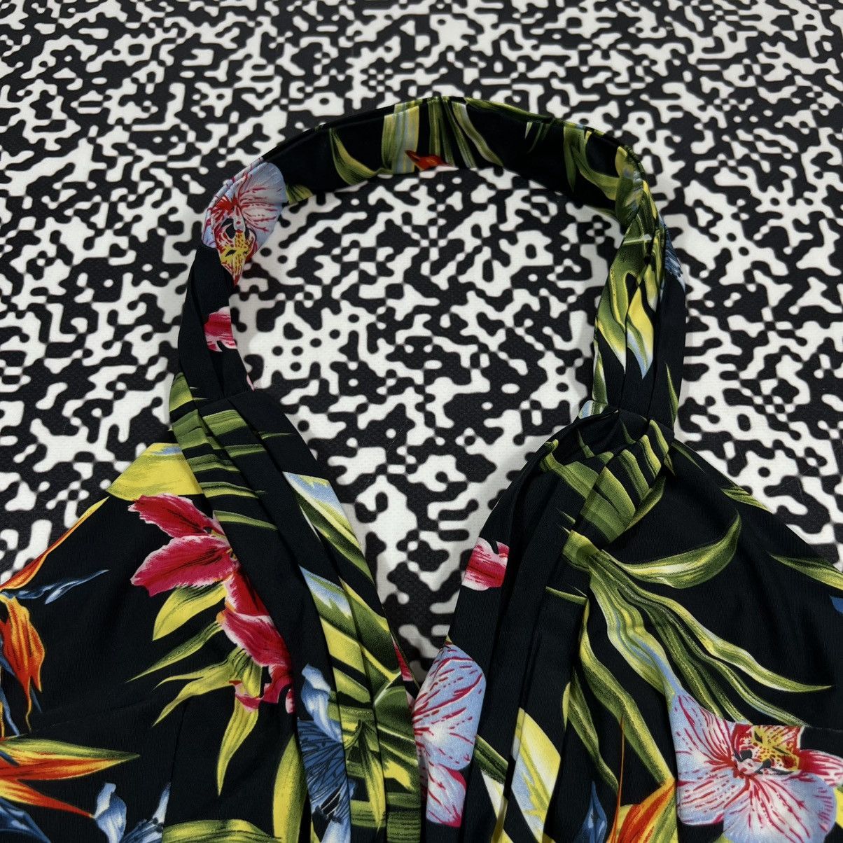 Dolce & Gabbana Vintage 00s Dolce Gabbana Summer Floral Y2K Style Midi Dress Size S / US 4 / IT 40 - 11 Thumbnail