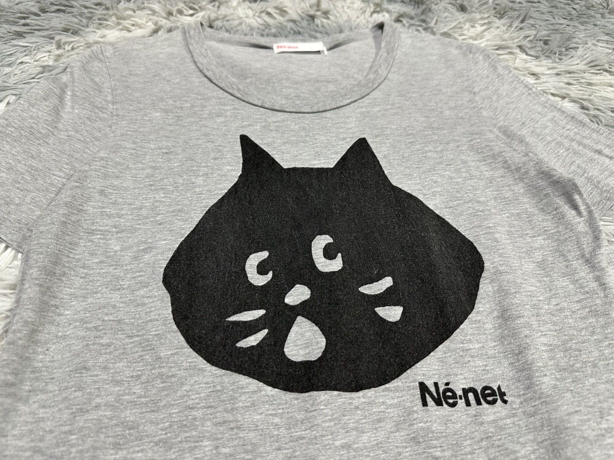 Ne-Net 🔥Vintage Ne-Net Shirt Nya Cat Grey Size US S / EU 44-46 / 1 - 1 Thumbnail