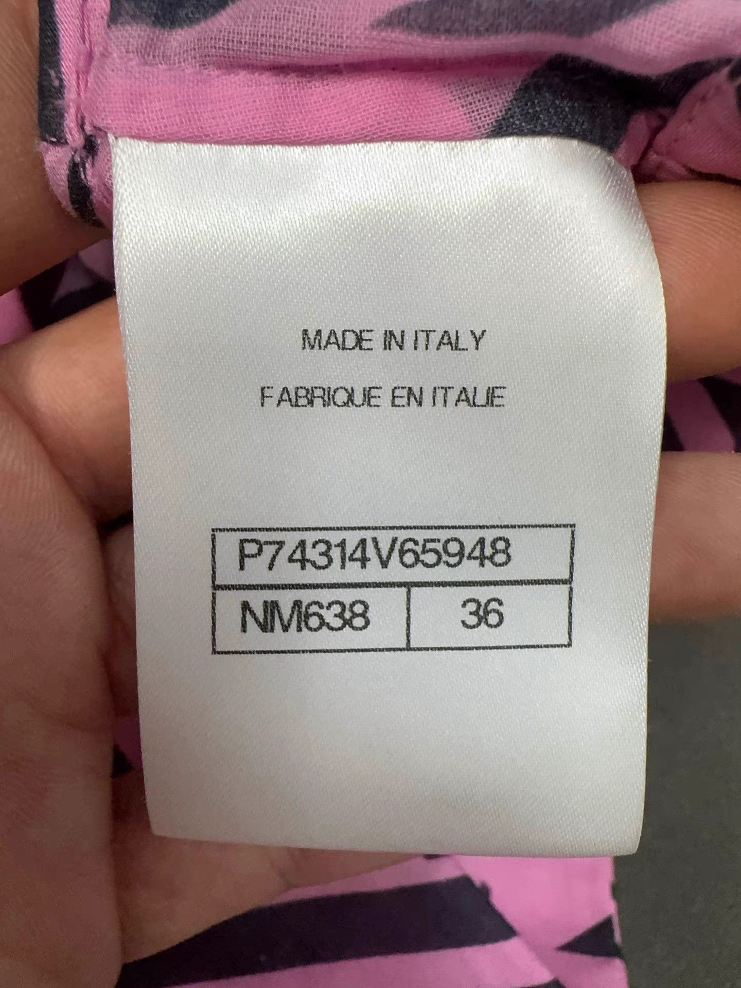 Chanel Chanel 23c Pink Comet Print Short Sleeve Shirt K2 Size XS / US 0-2 / IT 36-38 - 4 Thumbnail