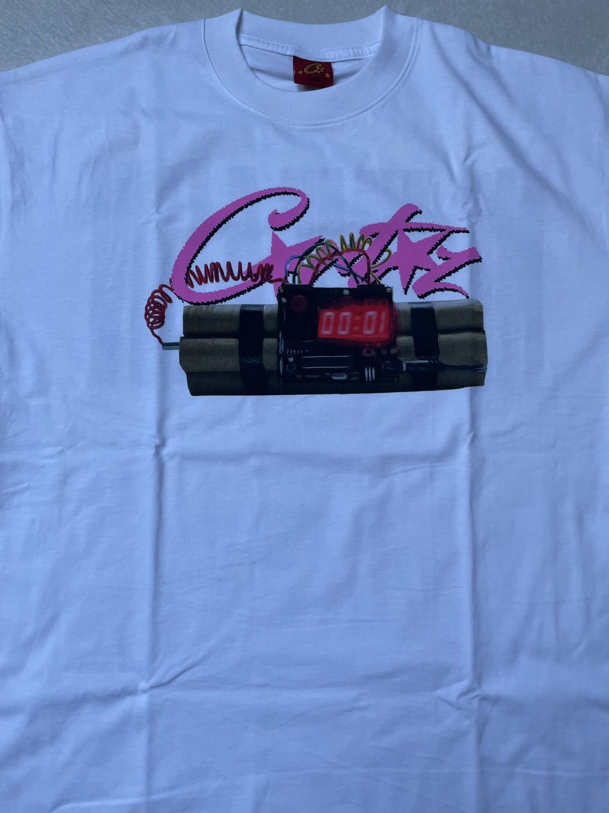 Corteiz CORTEIZ NO TIME 4 LUV TEE [WHITE] Size US L / EU 52-54 / 3 - 3 Thumbnail