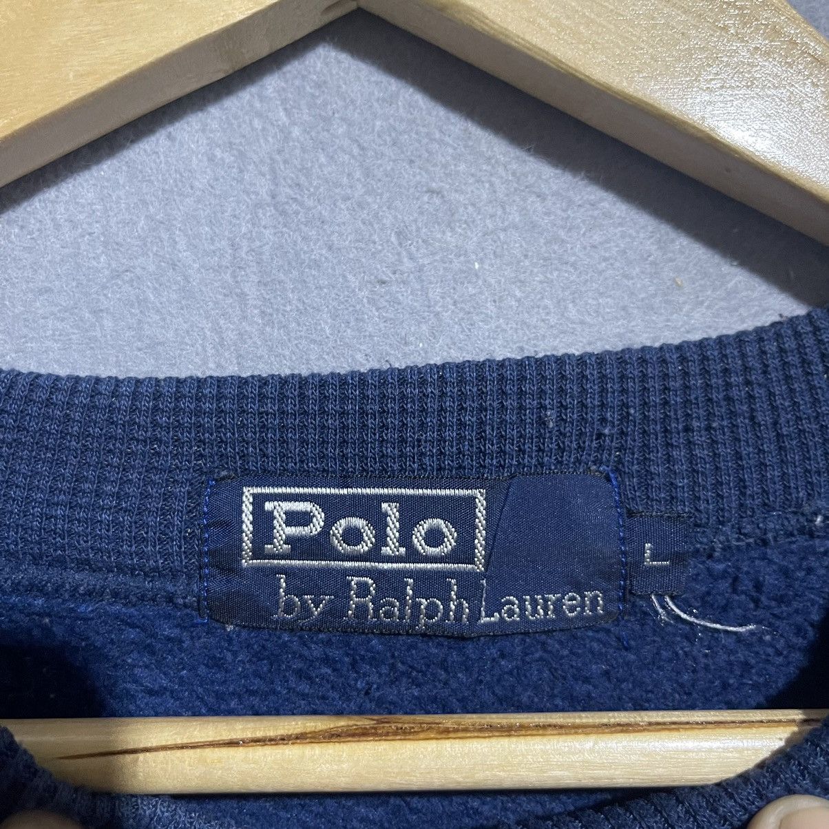 Polo Ralph Lauren Vintage 1990s Polo by Ralph Lauren Crewneck Sweatshirt Size US L / EU 52-54 / 3 - 7 Thumbnail