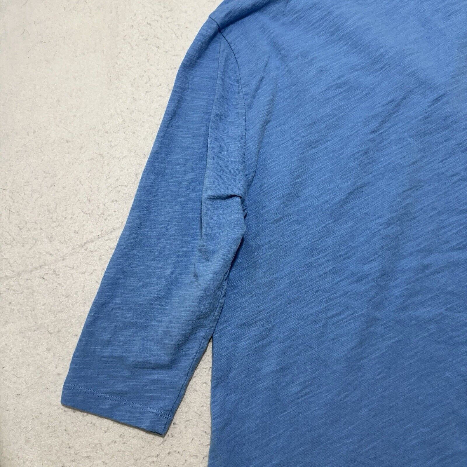 Other Soft Surroundings XL Blue Danielle Button Front Tunic Blouse Size XL / US 12-14 / IT 48-50 - 14 Thumbnail