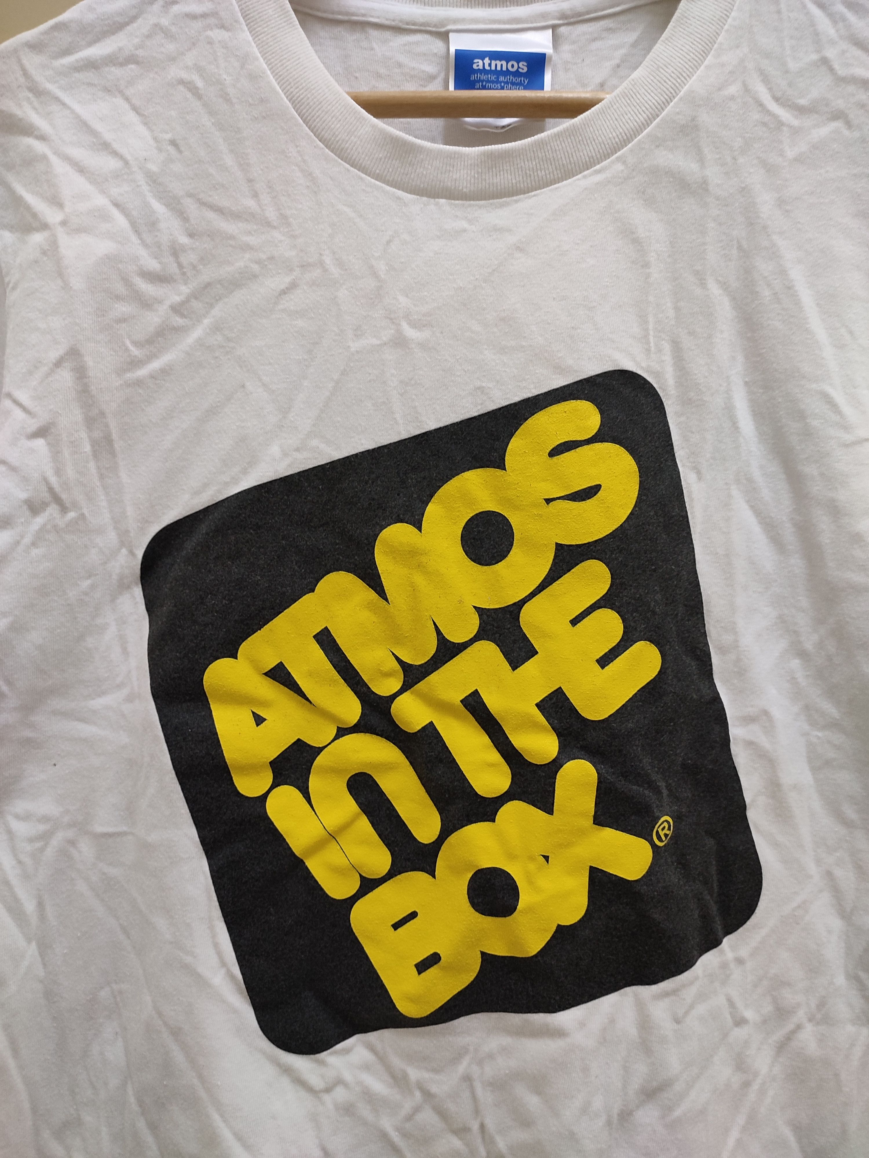 atmos 💥Rare💥 Atmos In The Box White Tees Size US M / EU 48-50 / 2 - 4 Thumbnail
