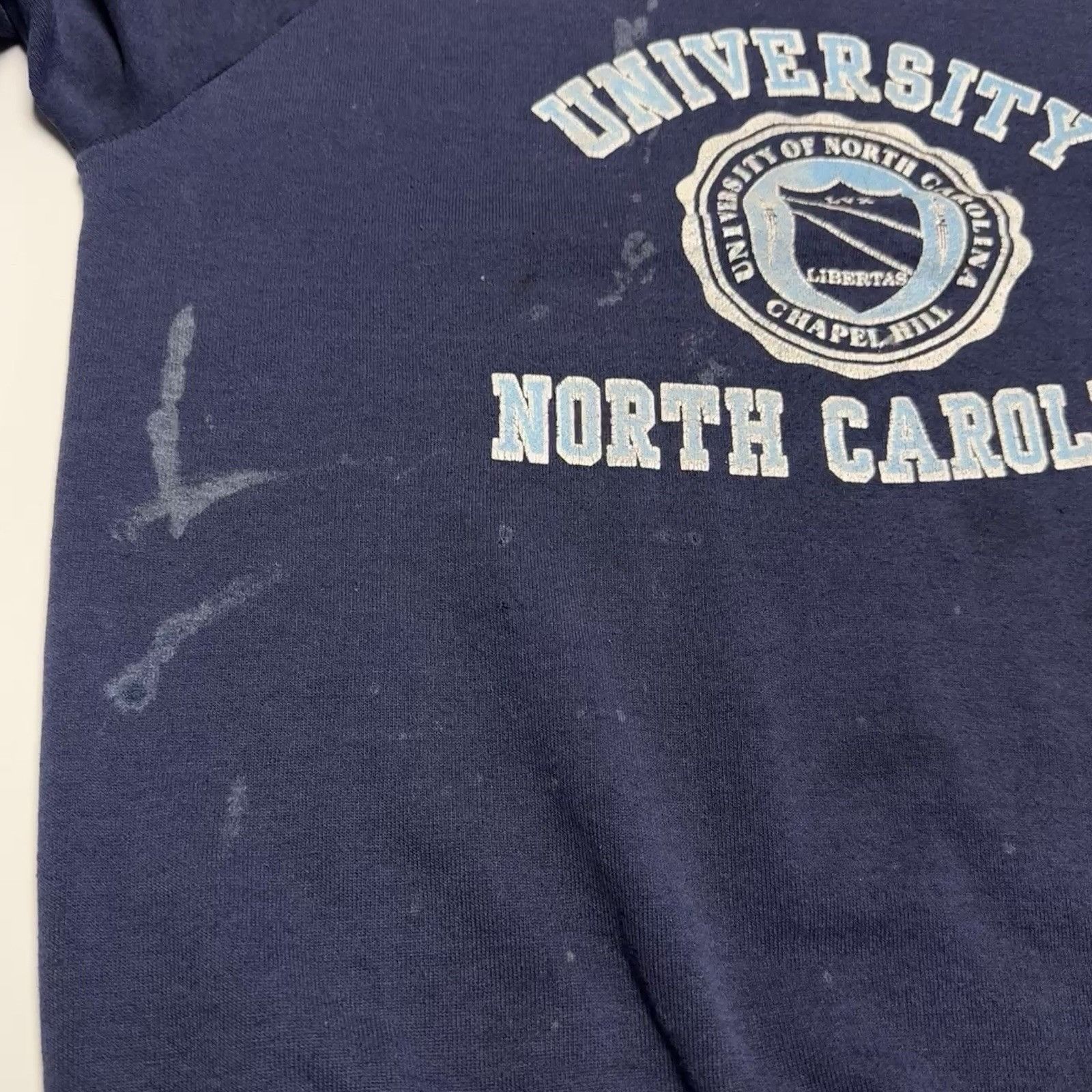 Vintage Vintage 80s North Carolina University Sweatshirt Jerzees XL Size US XL / EU 56 / 4 - 5 Thumbnail