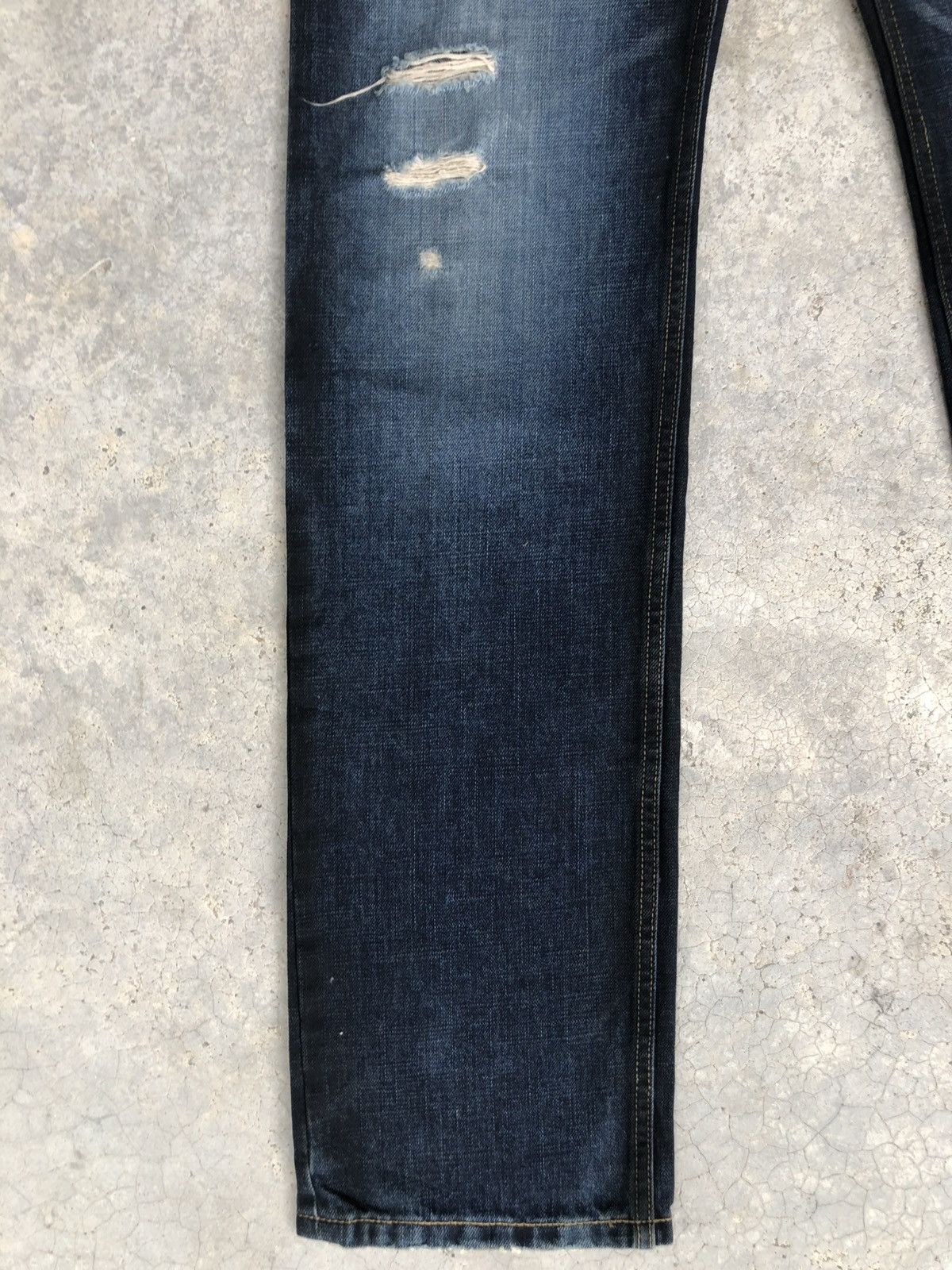 Le Grande Bleu (L.G.B.) Maniac Distressed Jeans Size US 33 - 6 Thumbnail