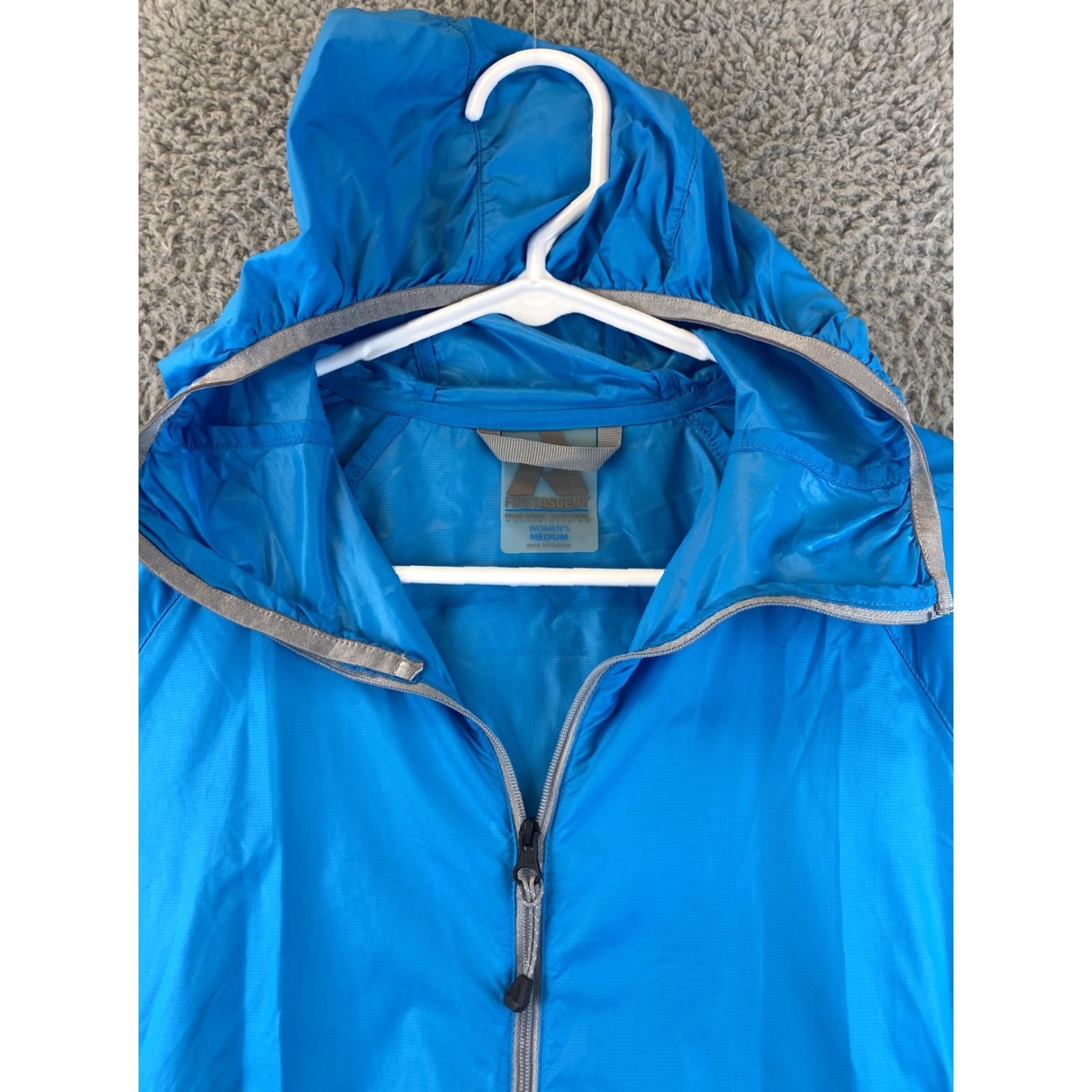 Eddie Bauer Eddie Bauer Whittaker First Ascent Jacket Blue Women M Full Zip Hooded /87-41 Editable: Super light Size M / US 6-8 / IT 42-44 - 4 Thumbnail