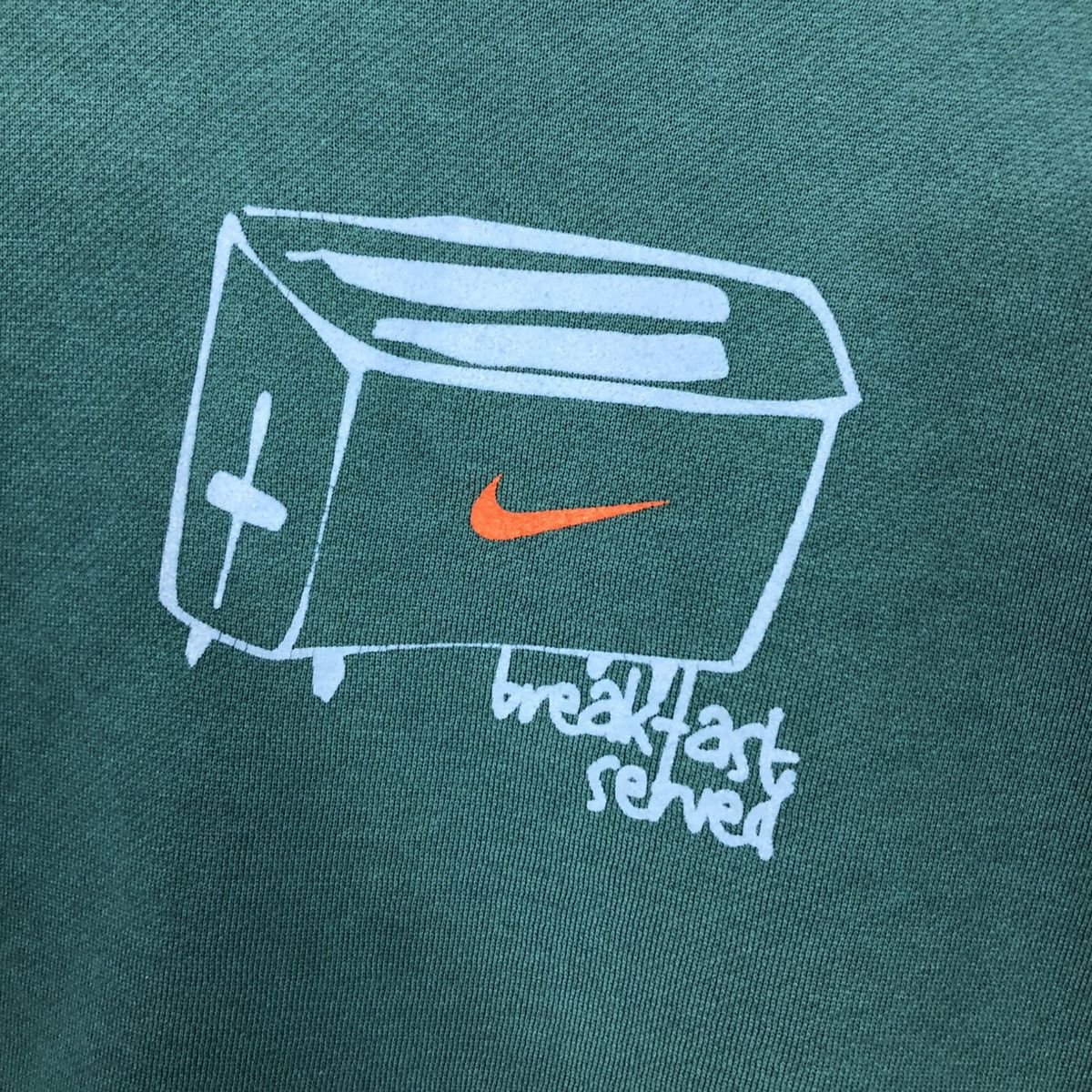 Nike 🔥VINTAGE JUMPER SWEATSHIRT NIKE BIG SWOOSH Size L / US 10 / IT 46 - 15 Thumbnail