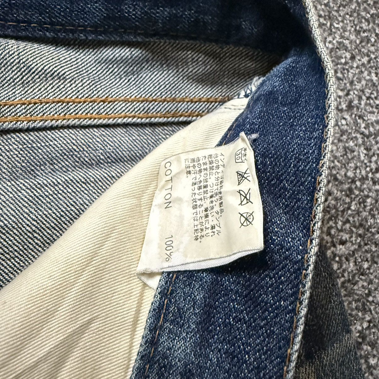 Indigo 🔥🇯🇵 Japanese LGB Rusty Monkey Time Indigo Dyed Denim Size US 33 - 14 Thumbnail