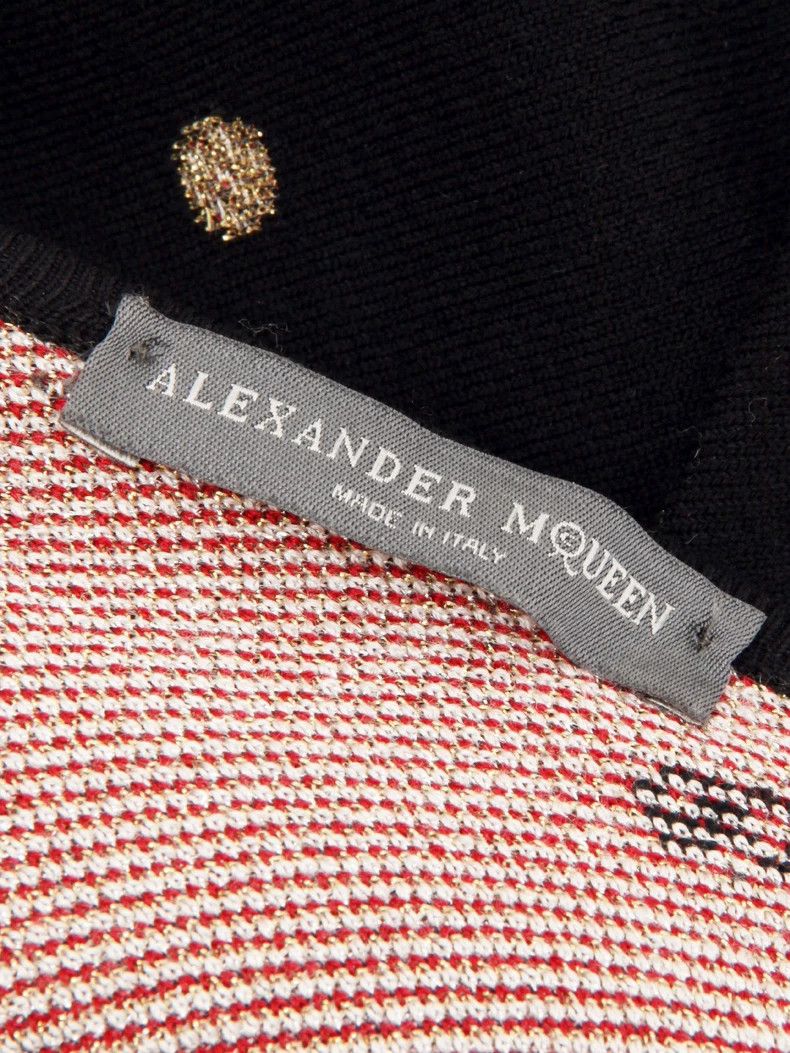 Alexander McQueen Alexander McQUEEN Embroidered flower knitted dress 2504-Nex Size M / US 6-8 / IT 42-44 - 8 Thumbnail