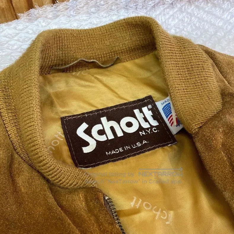 Schott Schott Suede jacket Size US L / EU 52-54 / 3 - 3 Thumbnail