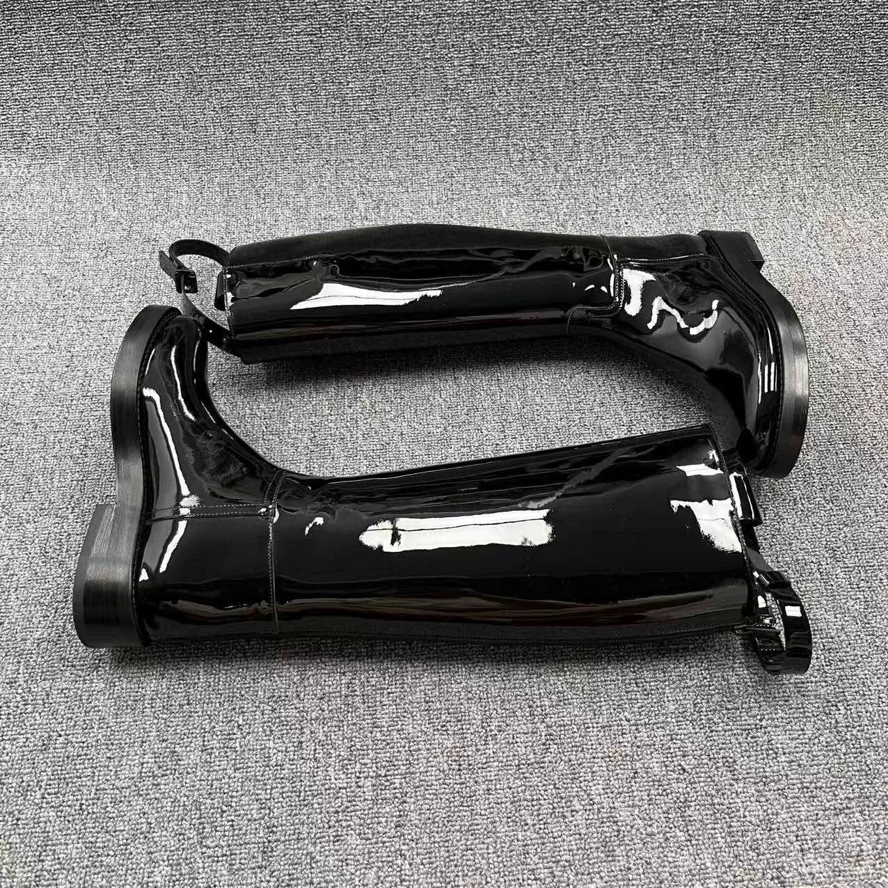 Ann Demeulemeester Ann Demeulemeester Mirror Finish Motorcycle Boots Size US 6.5 / IT 36.5 - 1 Thumbnail