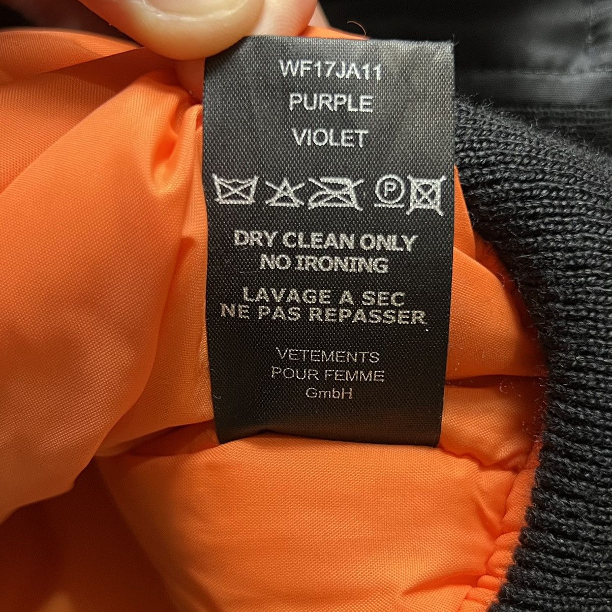 Vetements Vetements Total Fucking Darkness Bomber Jacket Size US S / EU 44-46 / 1 - 10 Thumbnail