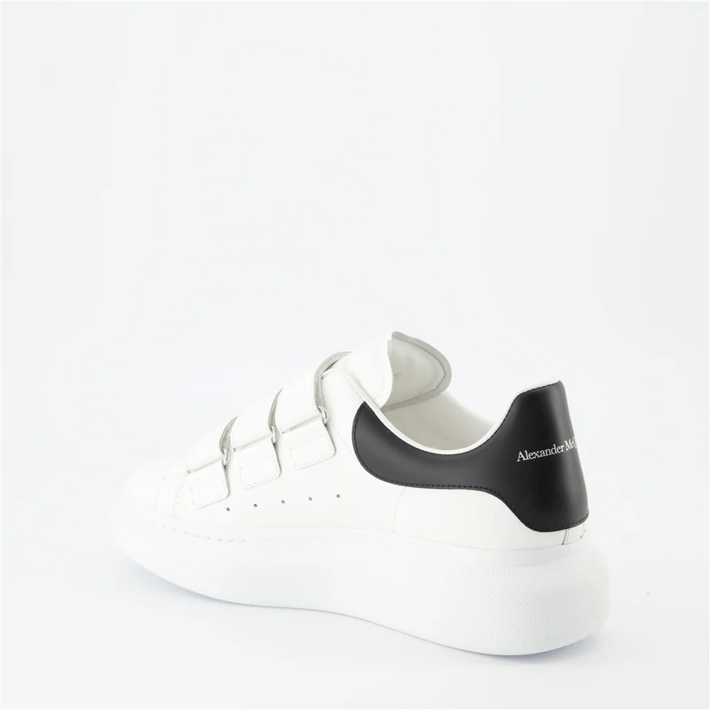 Alexander McQueen o1w1db10725 Oversized Triple Strap Sneaker in White Size US 12 / EU 45 - 3 Thumbnail