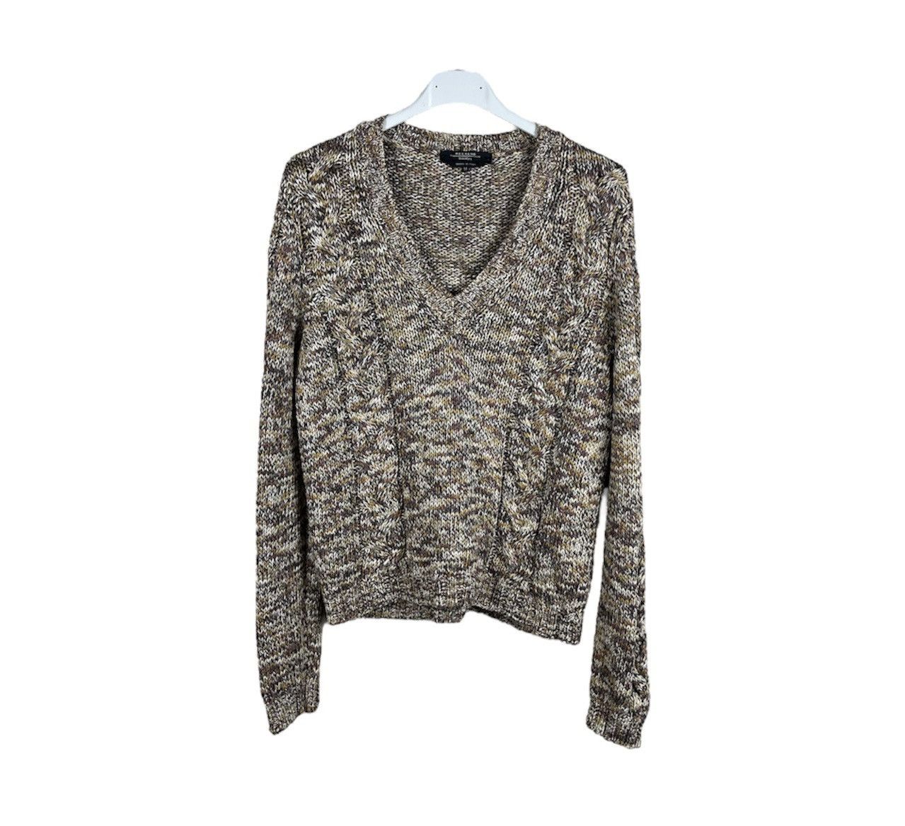 Designer × Max Mara × Weekend Max Mara Max Mara Weekend knitted sweater v-neck cozy patterned Size M / US 6-8 / IT 42-44 - 1 Thumbnail