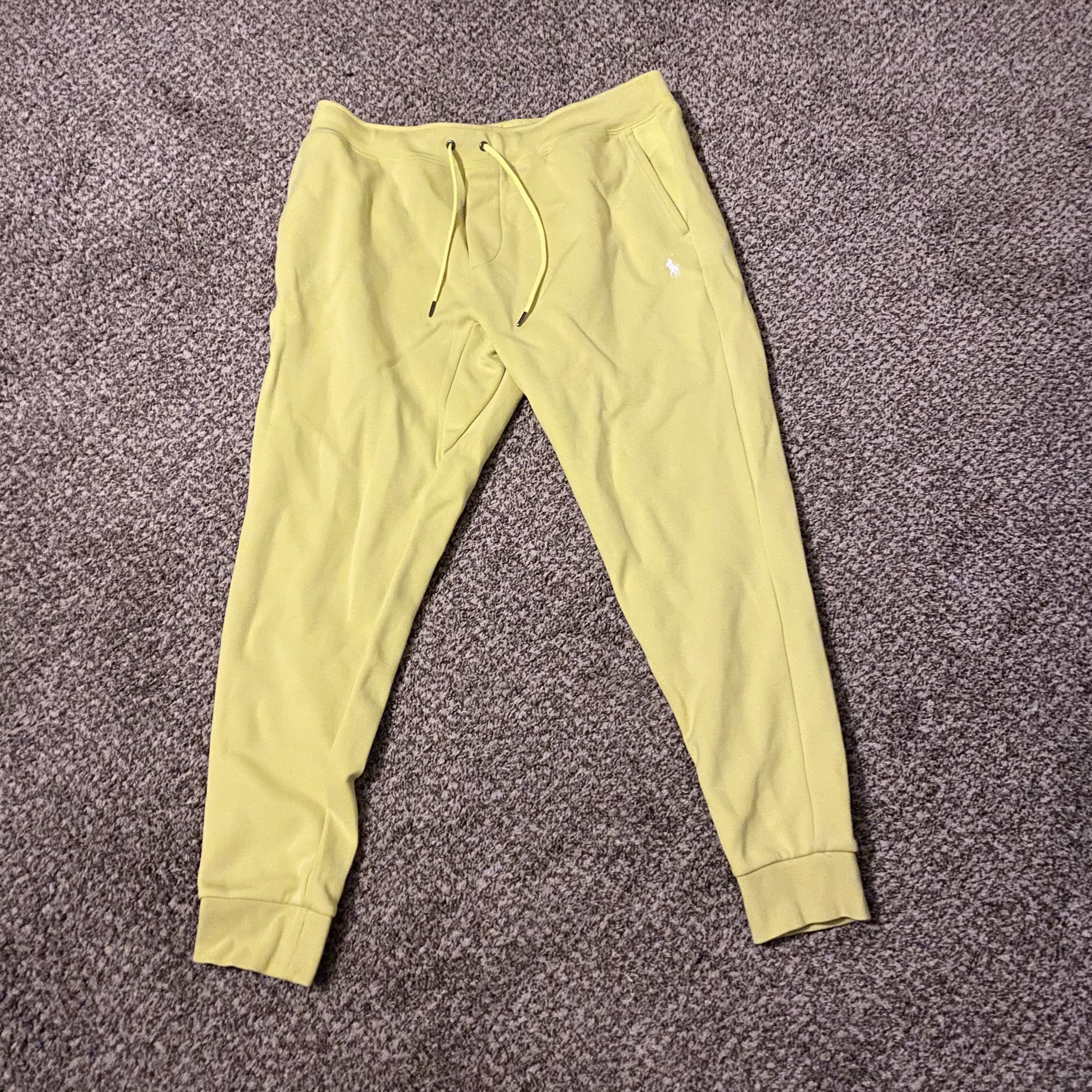 Polo Ralph Lauren Lime Green Polo Sweatpants Size US 37 - 1 Thumbnail