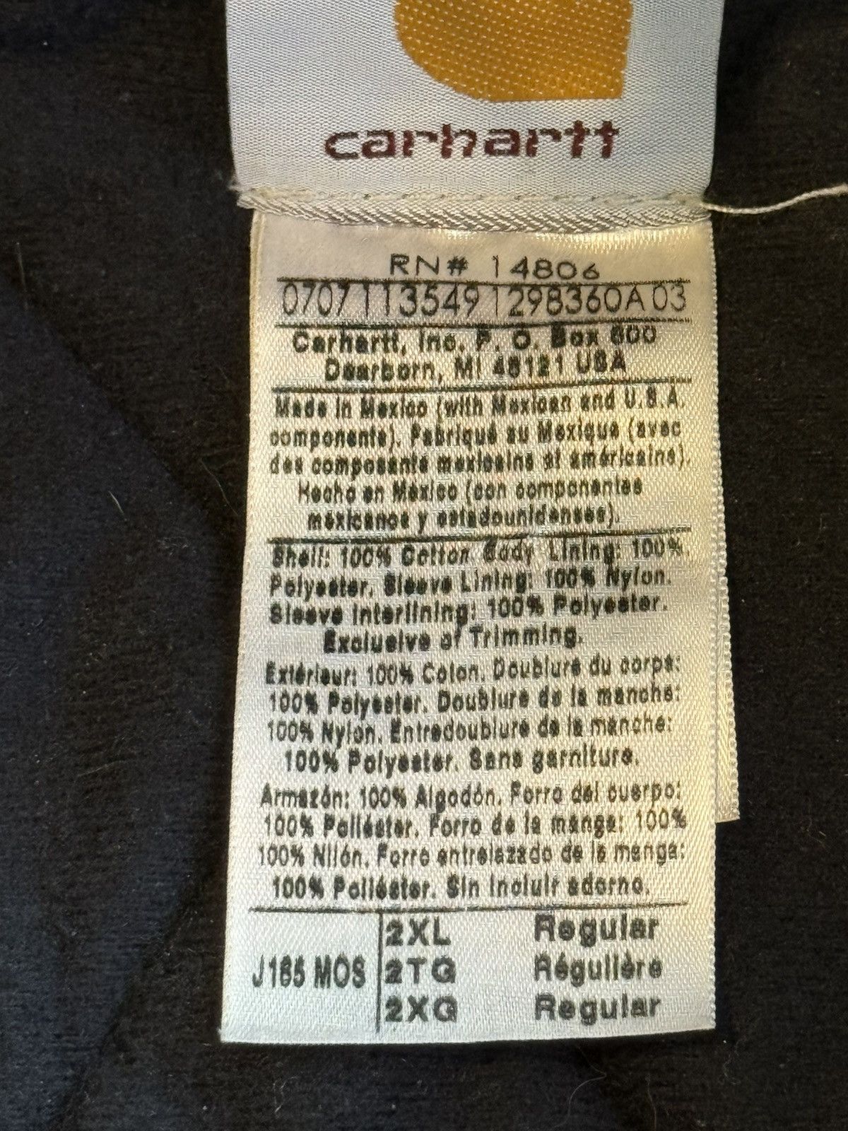 Carhartt Vintage Carhartt J165 Mos Bomber Jacket Green XXl Size US XXL / EU 58 / 5 - 6 Thumbnail