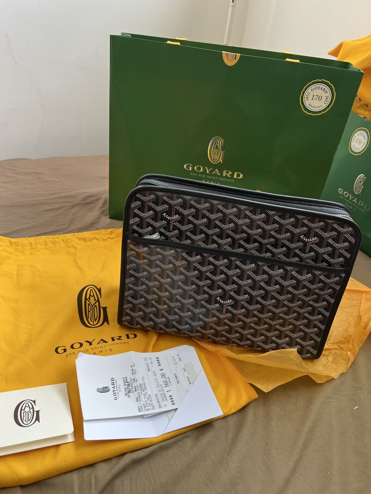 image of Goyard Jouvence Gm in Black, Men's