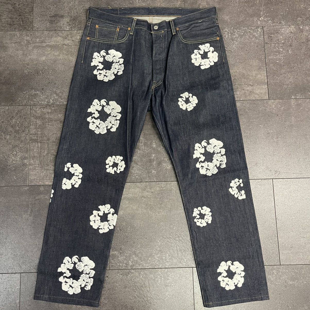 DENIM TEARS × Levi's Denim Tears Indigo Jeans Size US 38 / EU 54 - 1 Thumbnail
