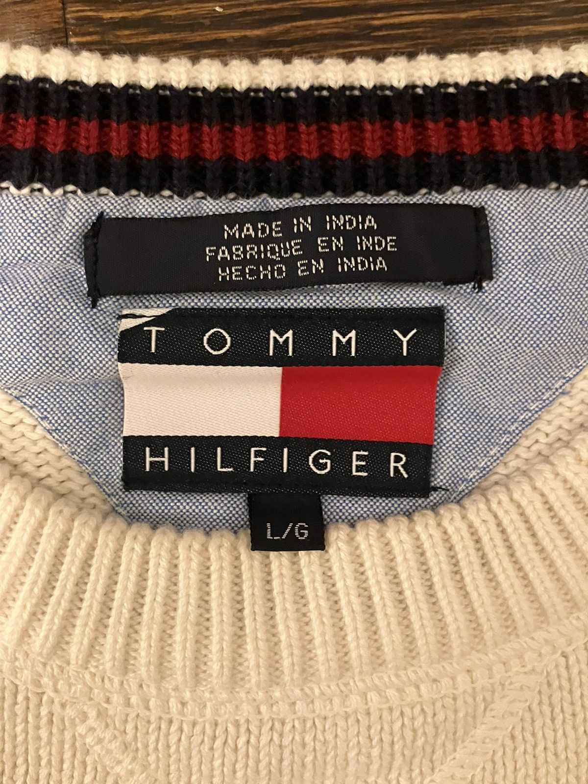 Tommy Hilfiger × Vintage Tommy Hilfiger sweater Size US L / EU 52-54 / 3 - 2 Thumbnail