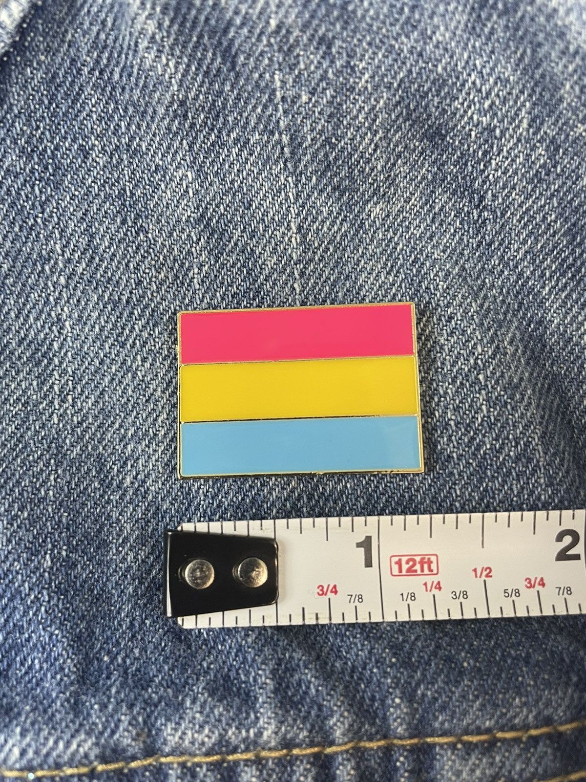 Other Pansexual Flag Enamel Pin Size ONE SIZE - 2 Thumbnail