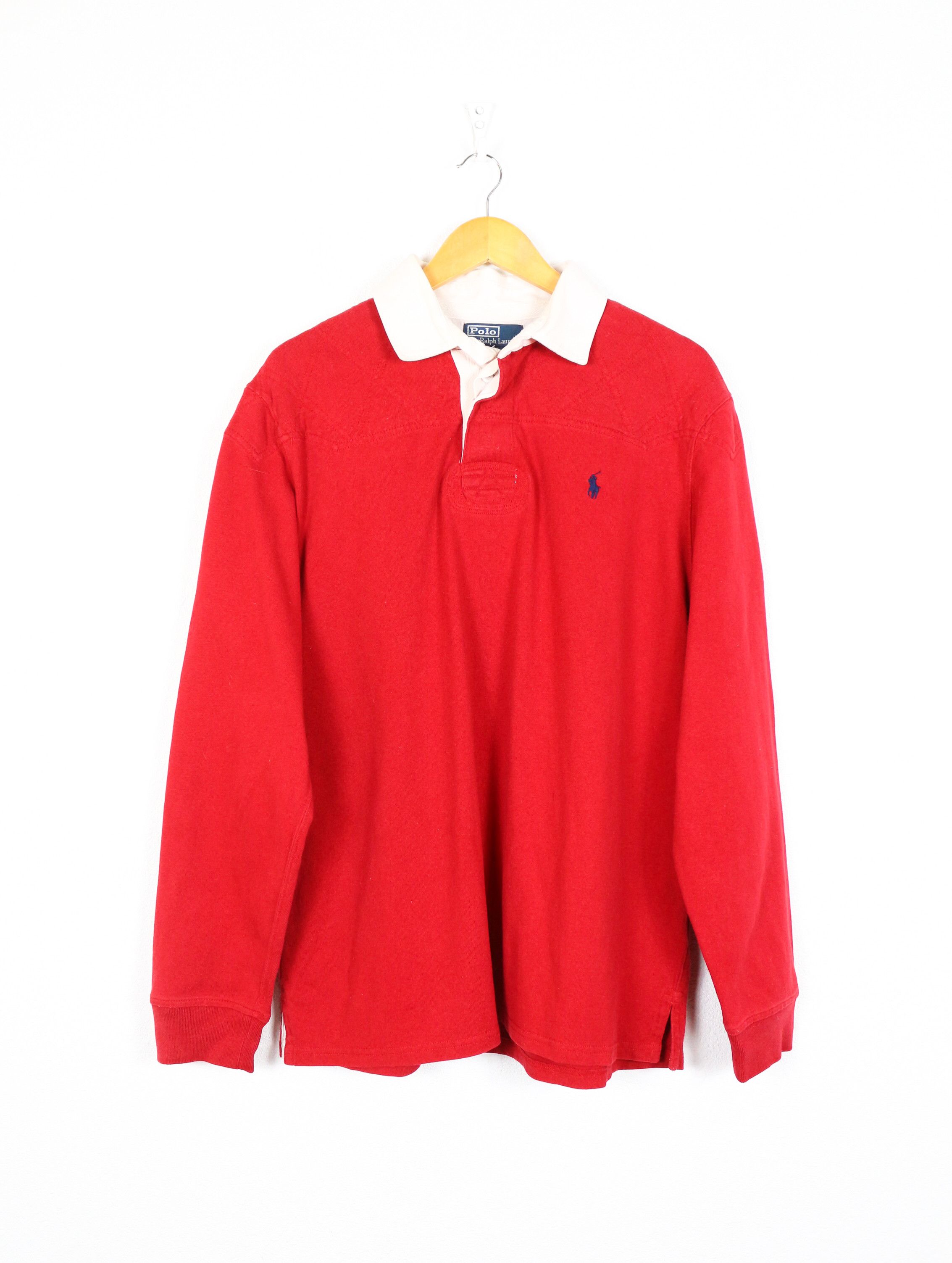 Rugby Ralph Lauren Vintage Polo Ralph Lauren Logo Rugby Polo Shirt Size US XL / EU 56 / 4 - 1 Thumbnail