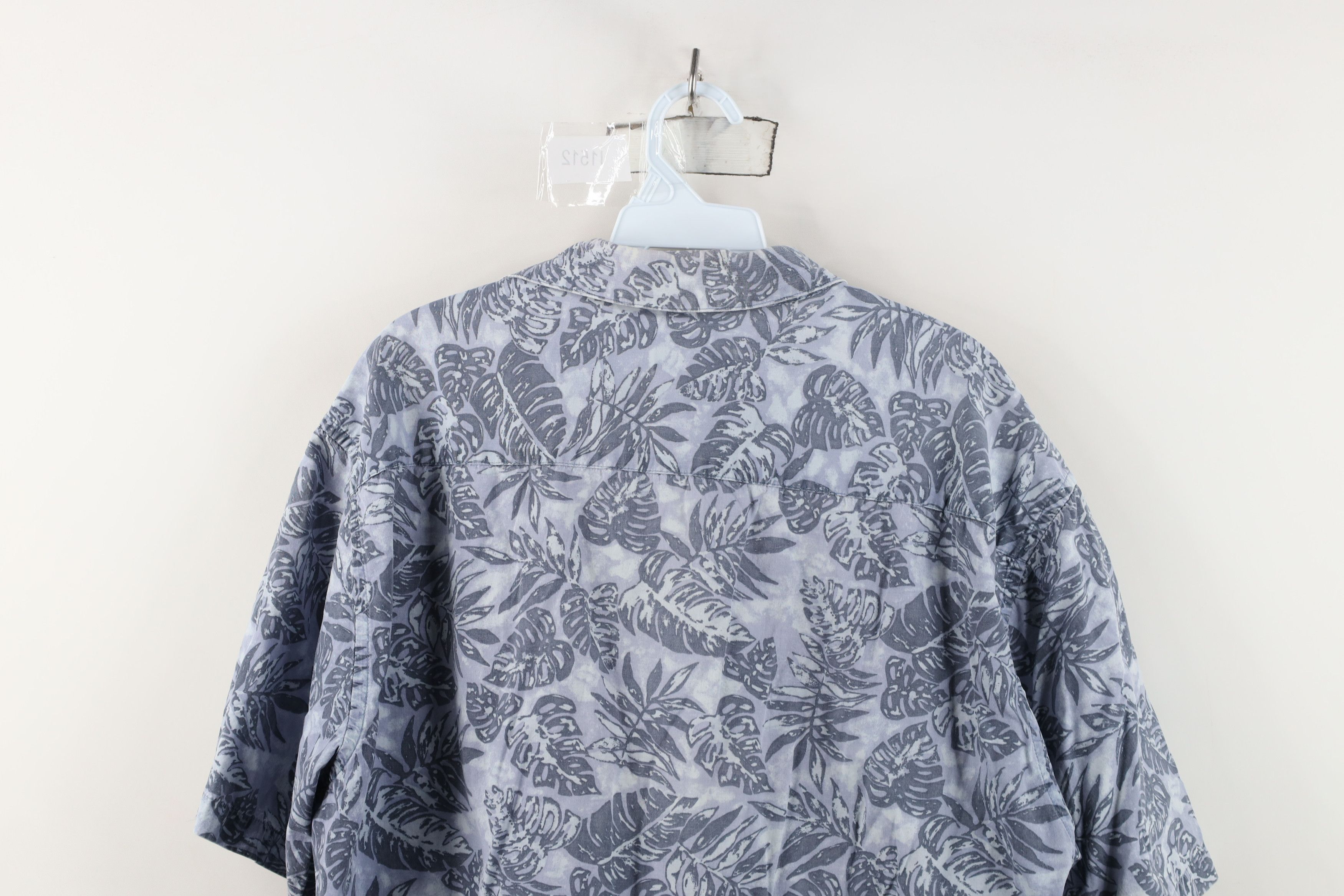 Vintage Vintage 90s Streetwear Palm Leaf Hawaiian Luau Button Shirt Size US L / EU 52-54 / 3 - 14 Thumbnail