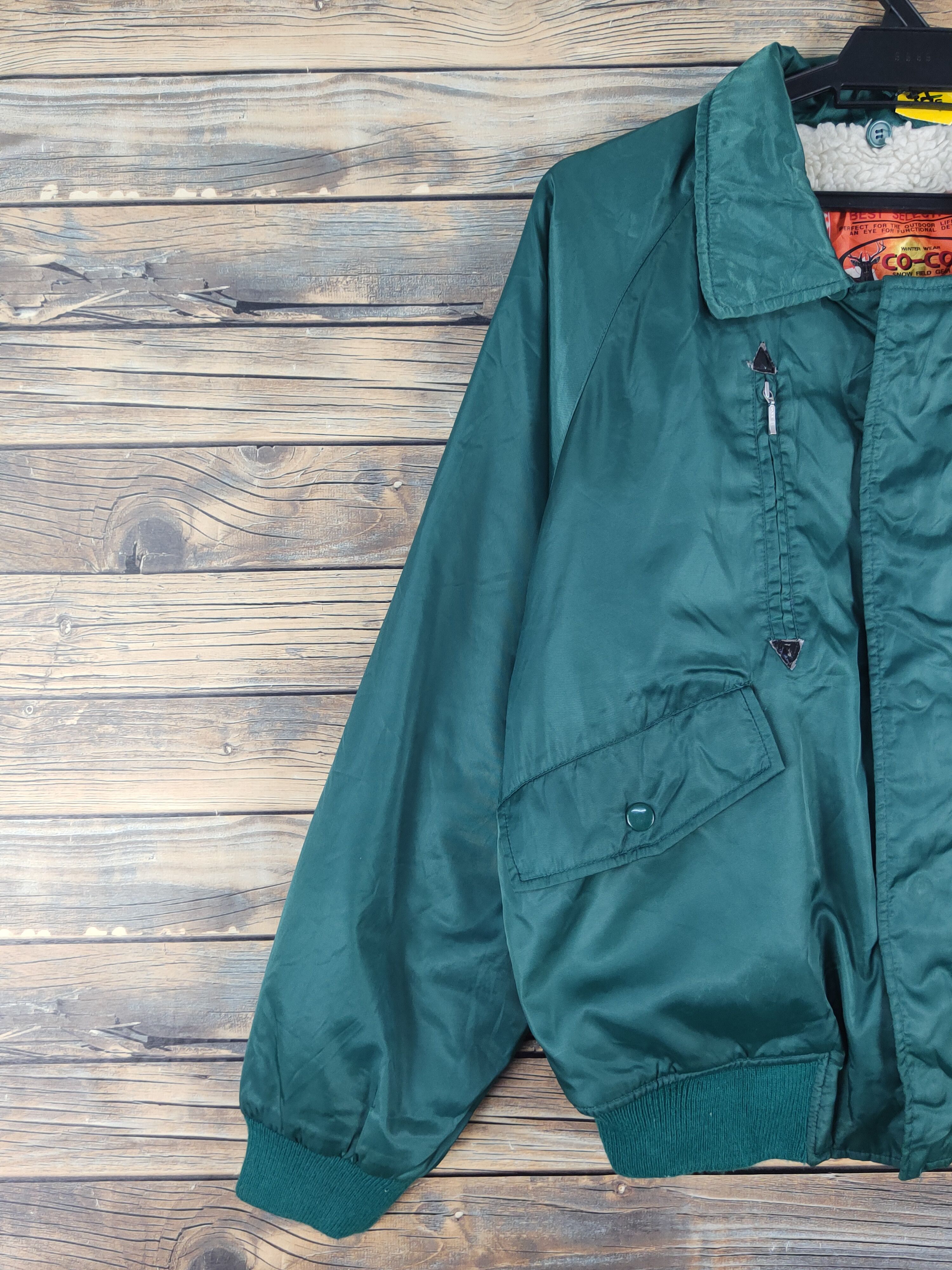 Vintage Co-cos Green vintage light Jackets #W1653 Size US M / EU 48-50 / 2 - 4 Thumbnail