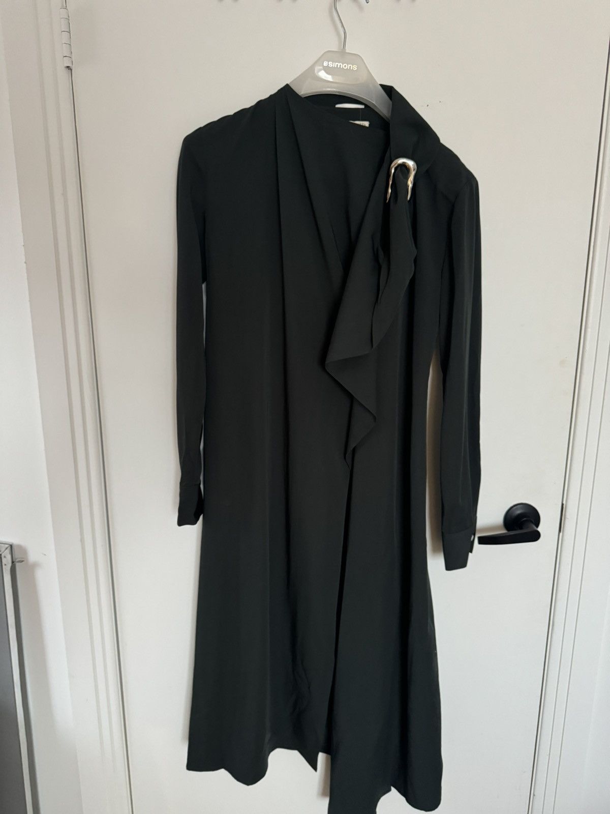 Bottega Veneta Brand new $3,5k Bottega Veneta green wrap dress silver Size XXS / US 00 / IT 34 - 4 Thumbnail