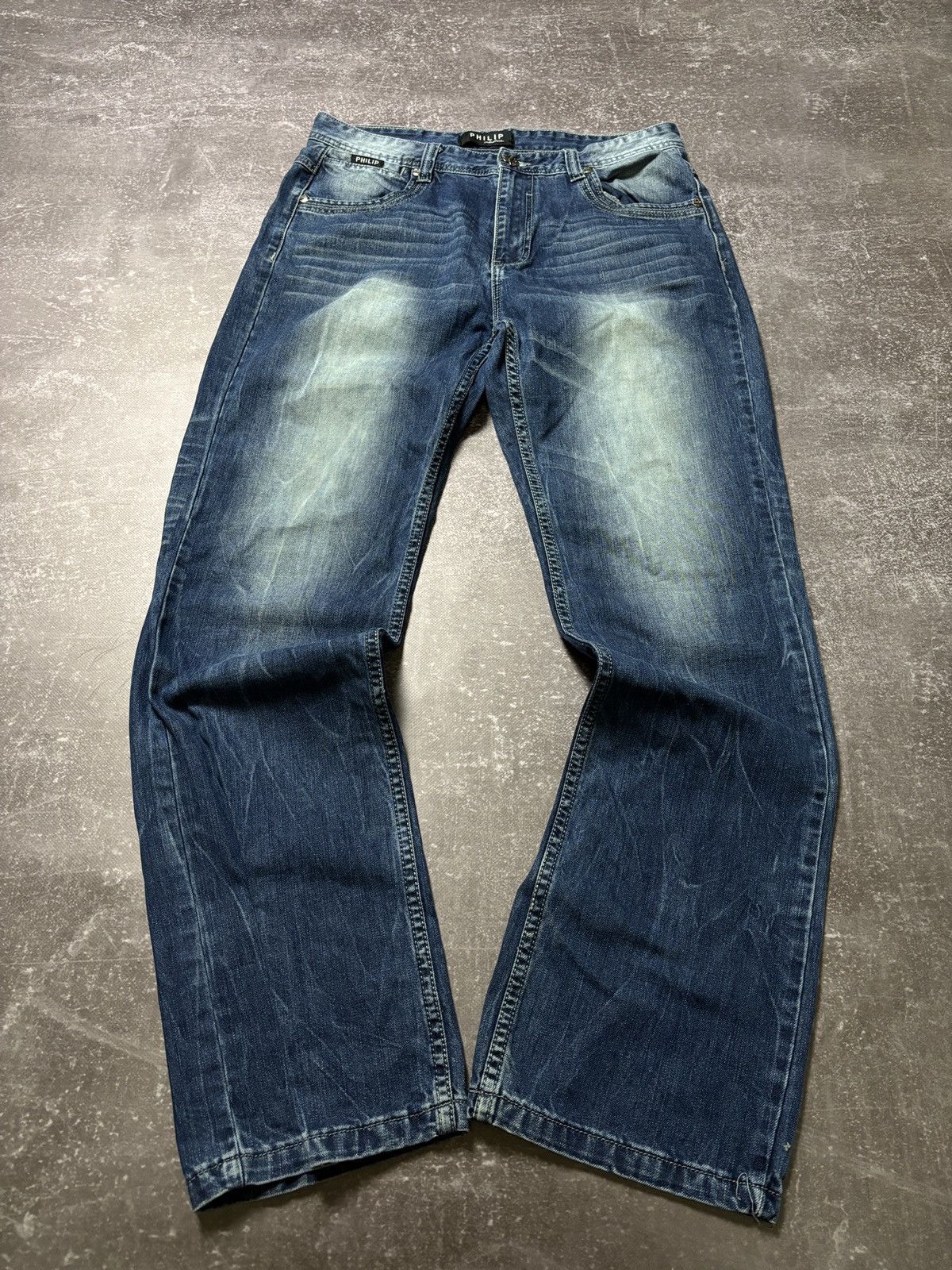Japanese Brand crazy y2k vintage faded jeans if six was nine style japan Size US 35 - 2 Thumbnail