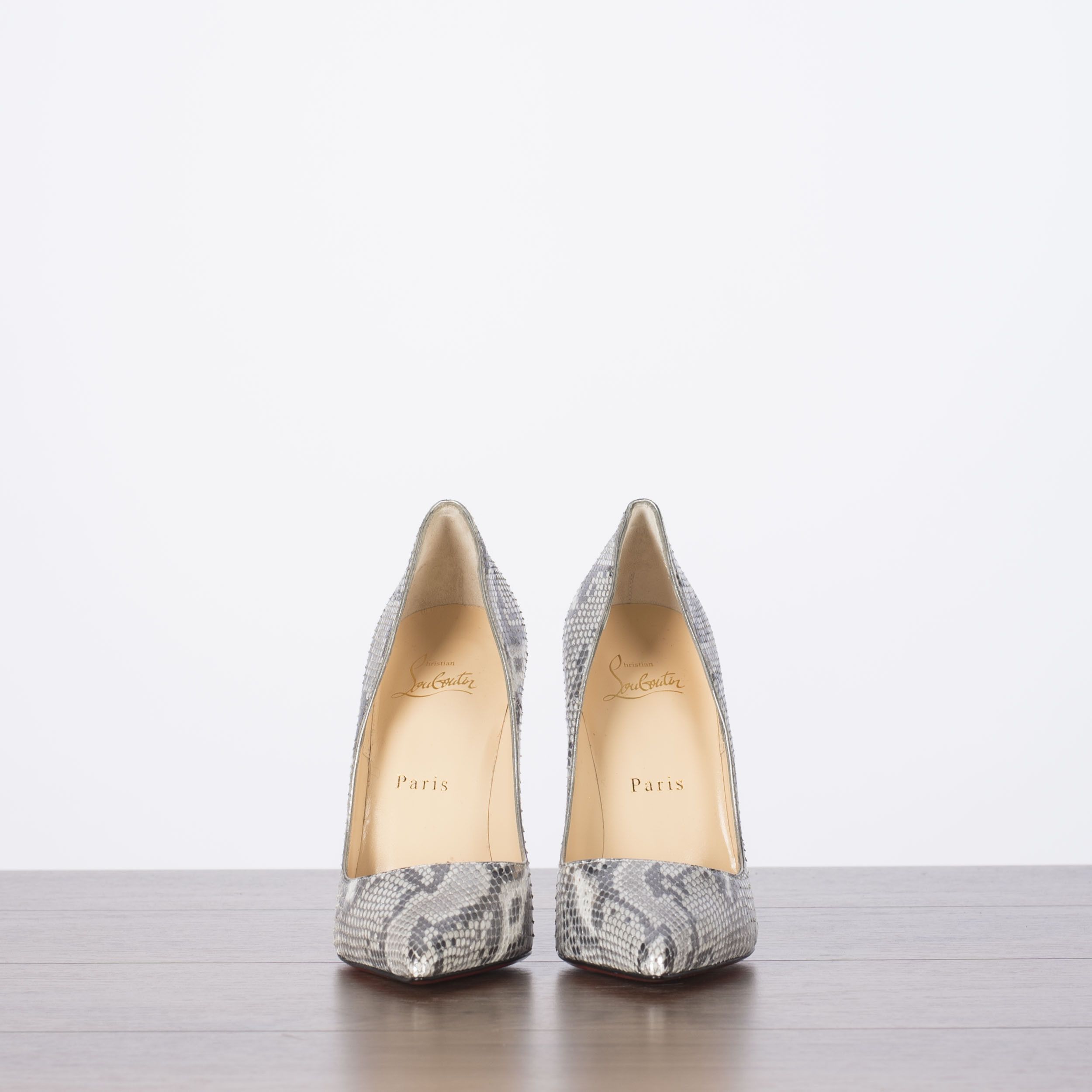 Christian Louboutin So Kate 120 Roccia Python Glacier High Heel Pumps Size US 7 / IT 37 - 3 Thumbnail