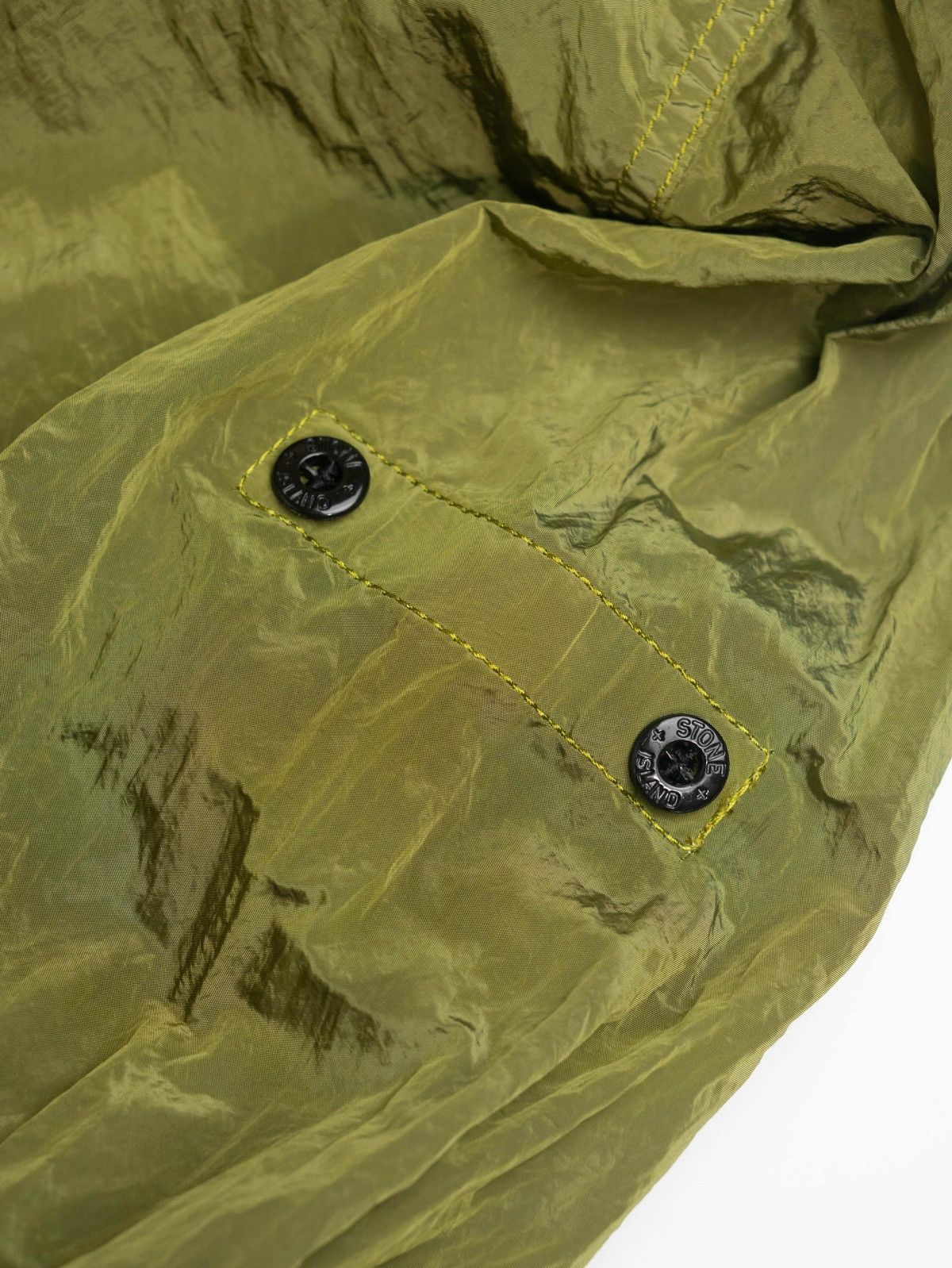 Stone Island Stone Island ss2015 Green nylon metal overshirt Size US S / EU 44-46 / 1 - 11 Thumbnail
